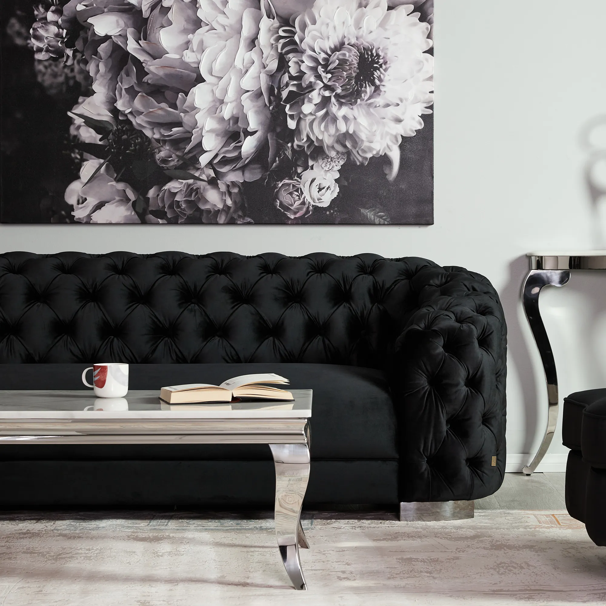 Marble Natural White Coffee Table 