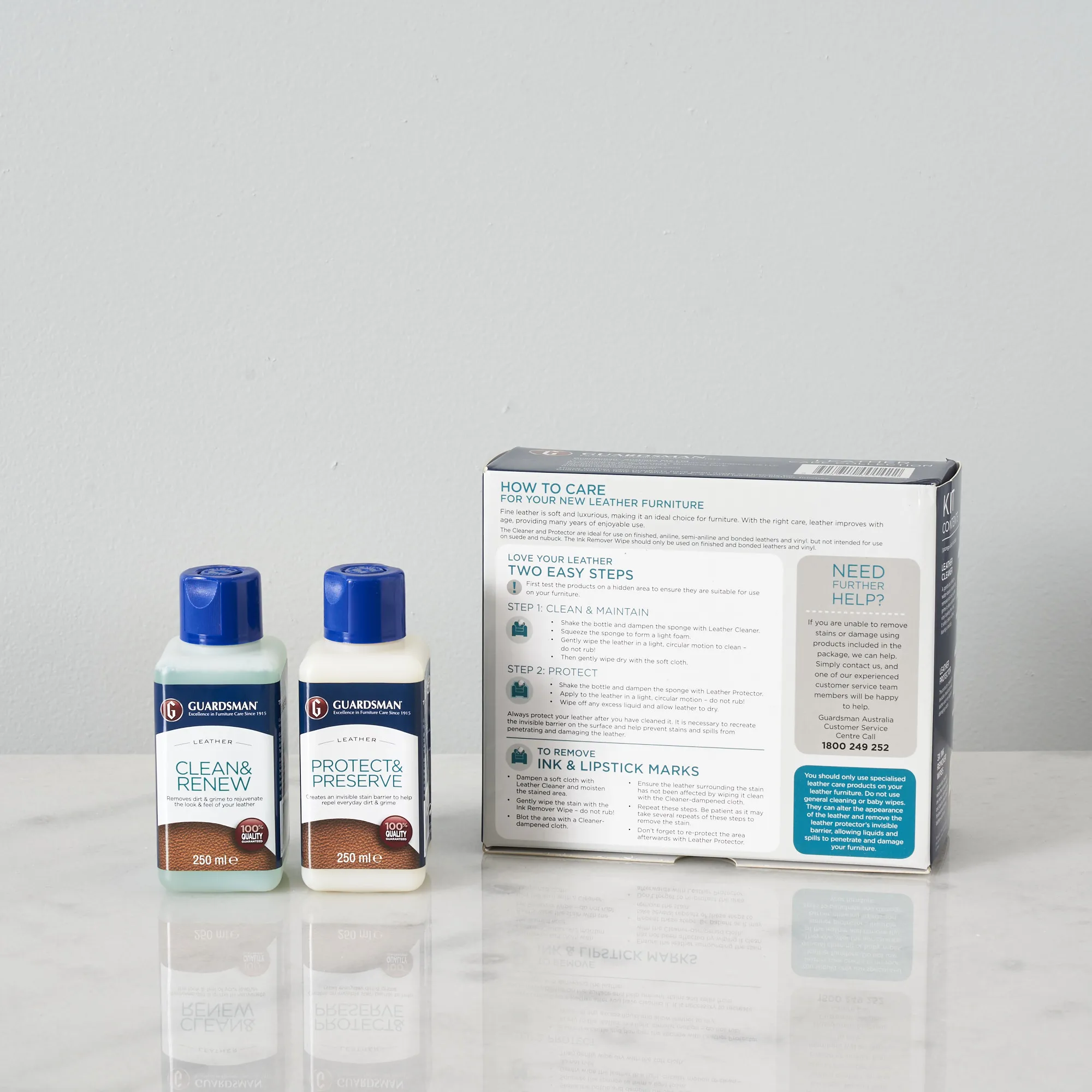 Guardsman Leather Product Warranty 2-4 Seater