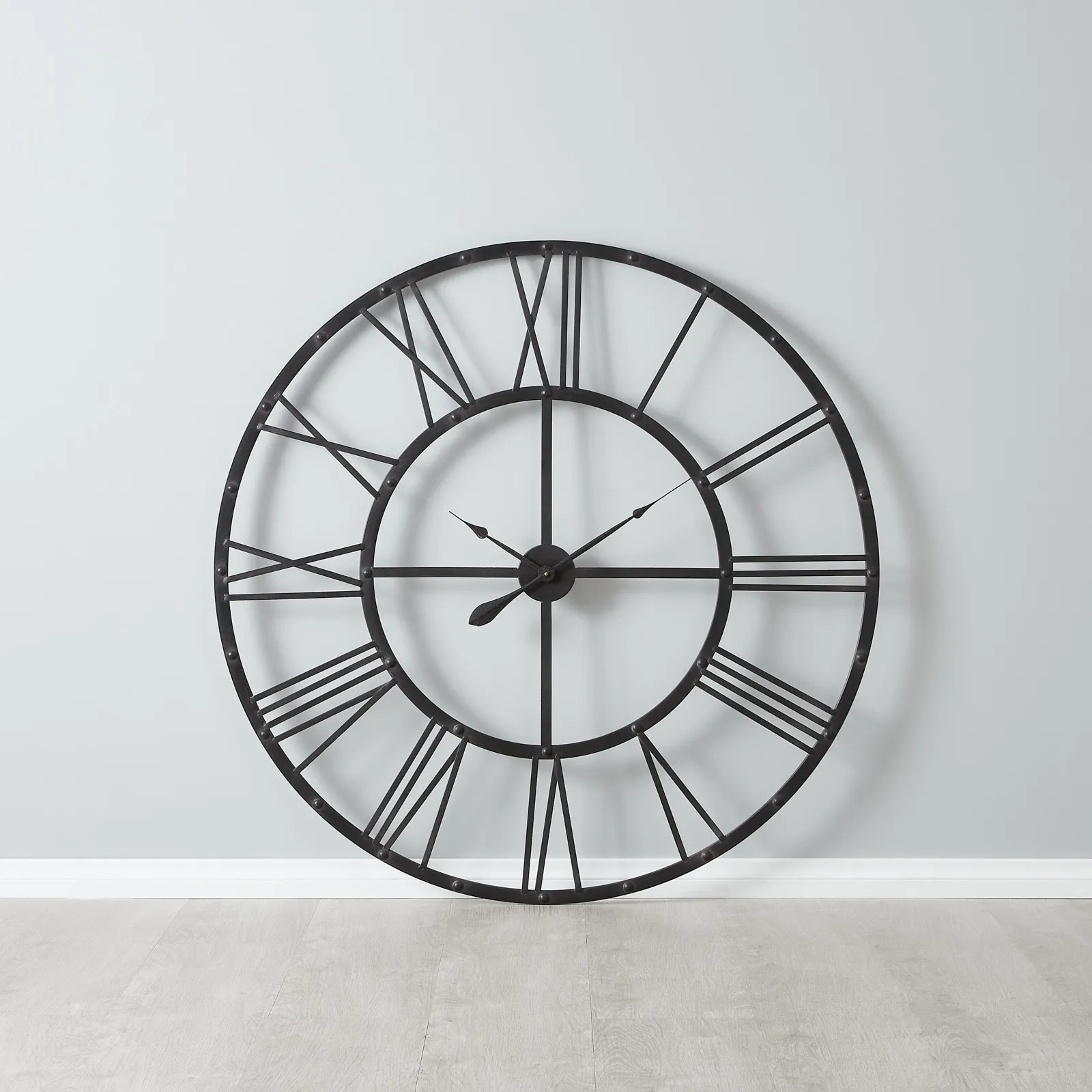 Open Cut Iron Clock