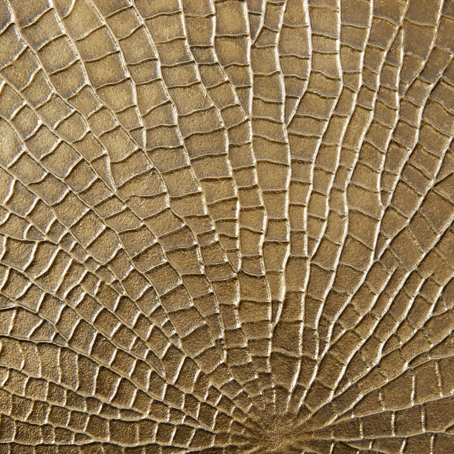 Dhara Antique Brass Finish Leaf Side Table