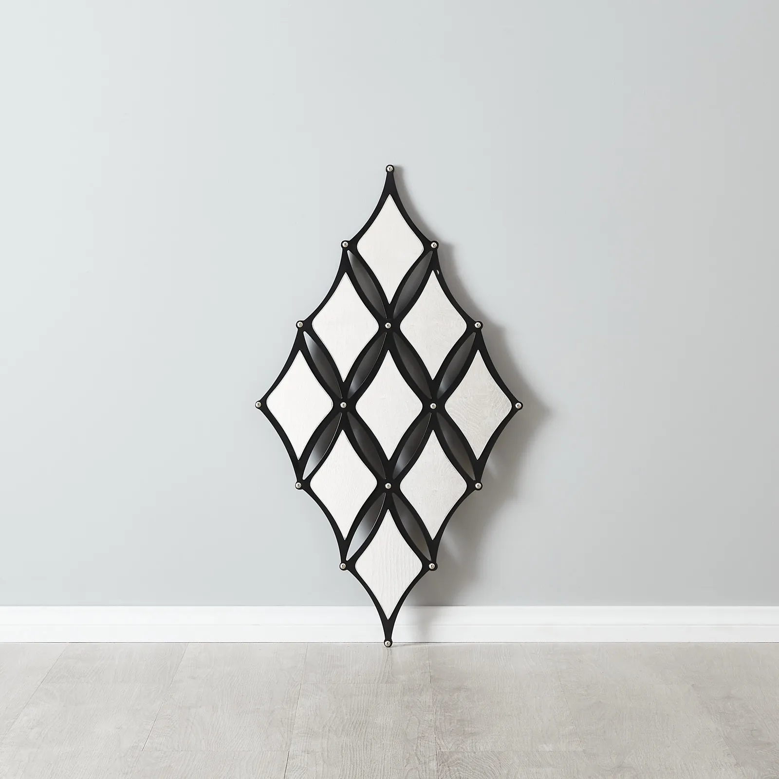 Soho Black Diamond Shape Mirror
