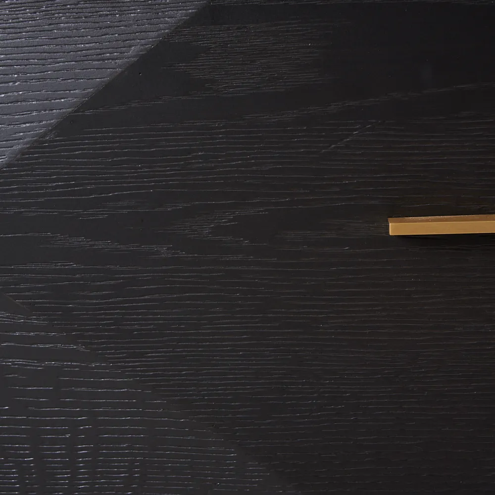 Xandra Black Oak Veneer Entertainment Unit