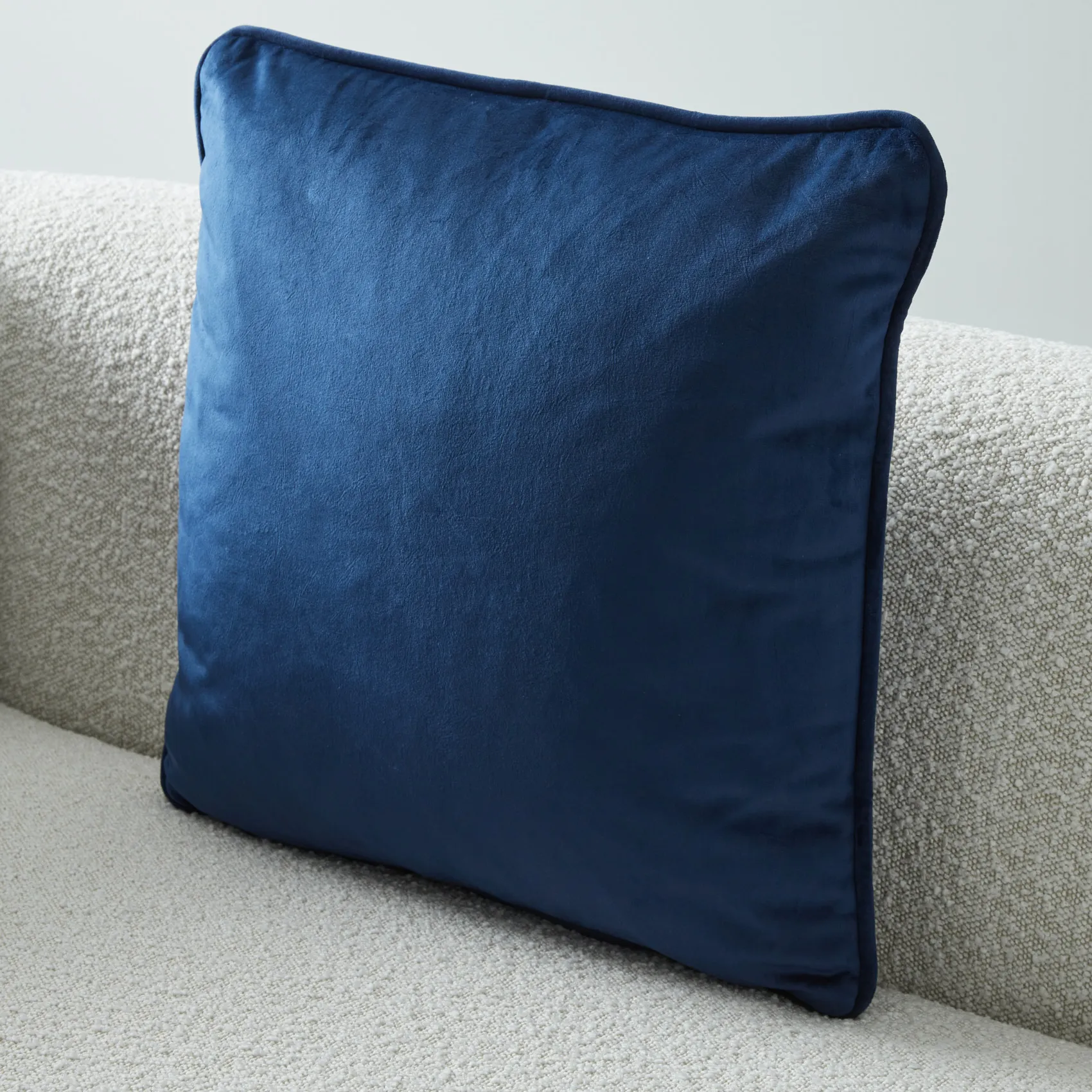 Remi Navy Blue Velvet Cushion 
