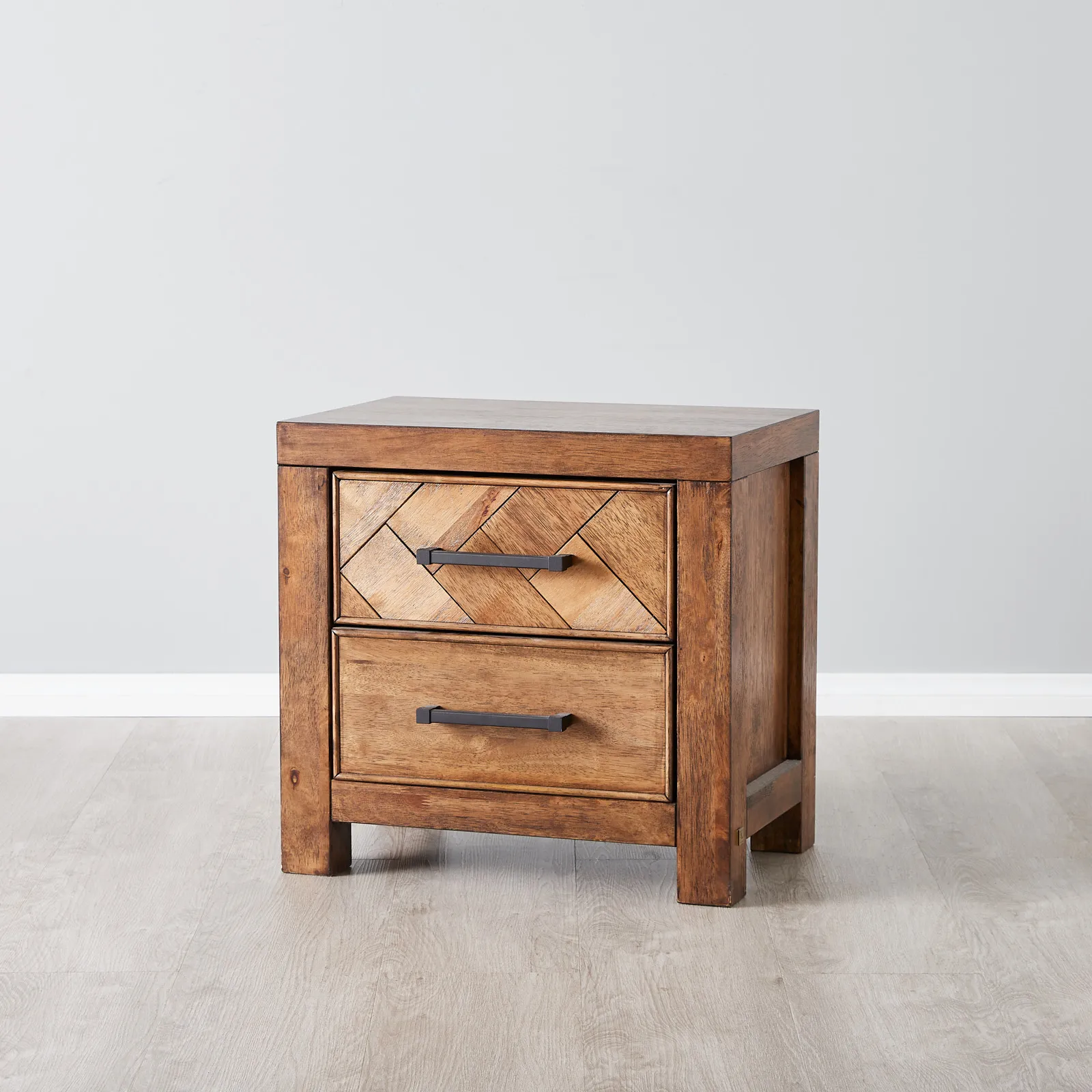 Regina Wooden Veneer Bedside Table