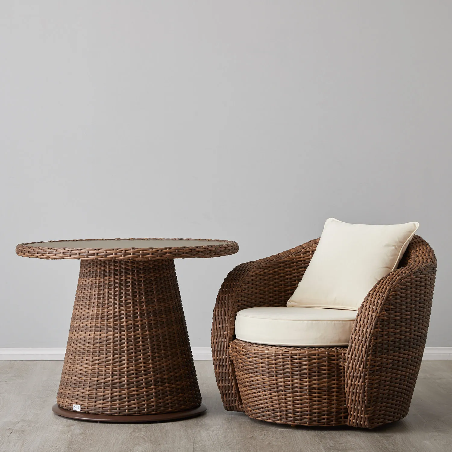 Juno Wicker Dining Table 