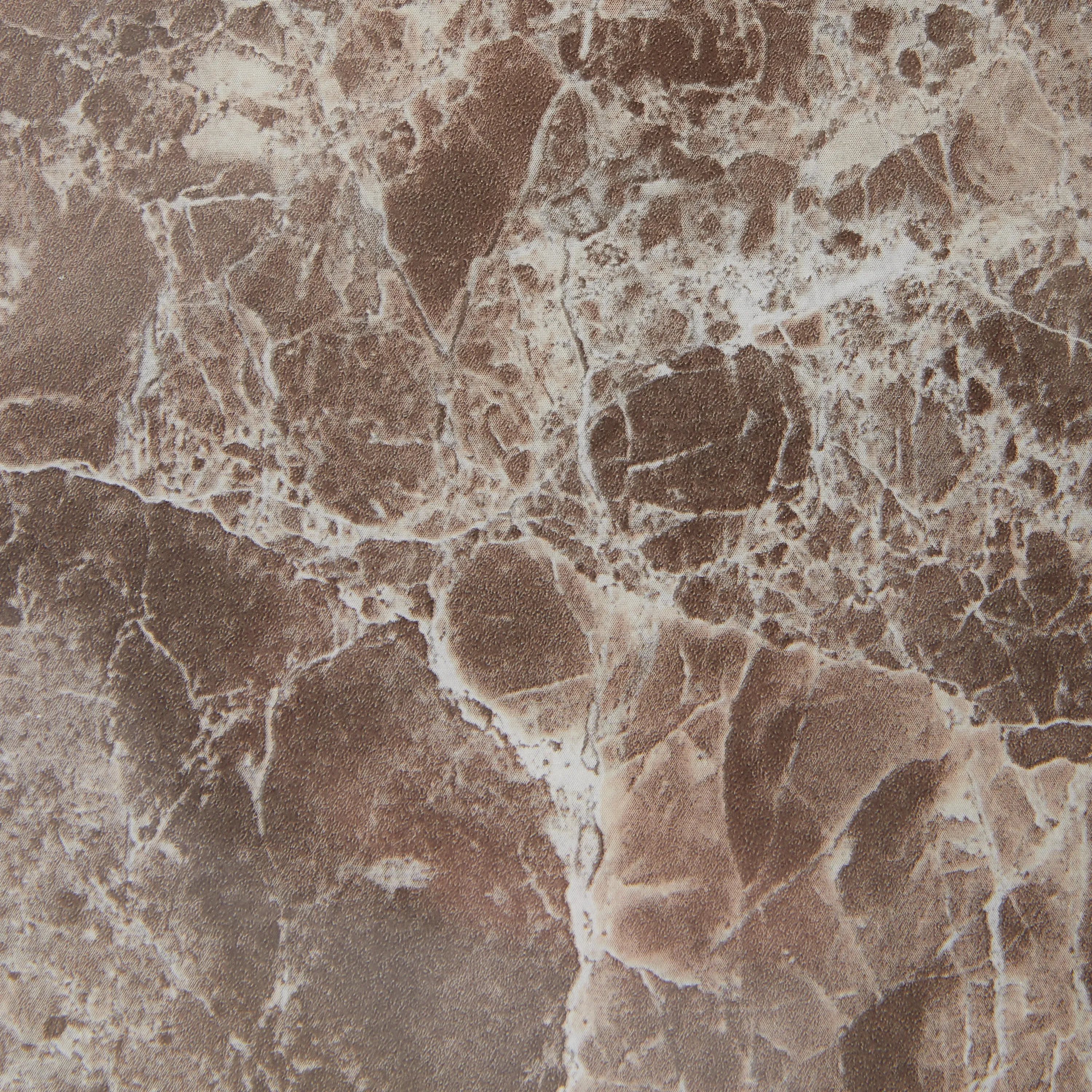 Isla Light Brown Marble Sideboard -  Brushed Bronze Legs