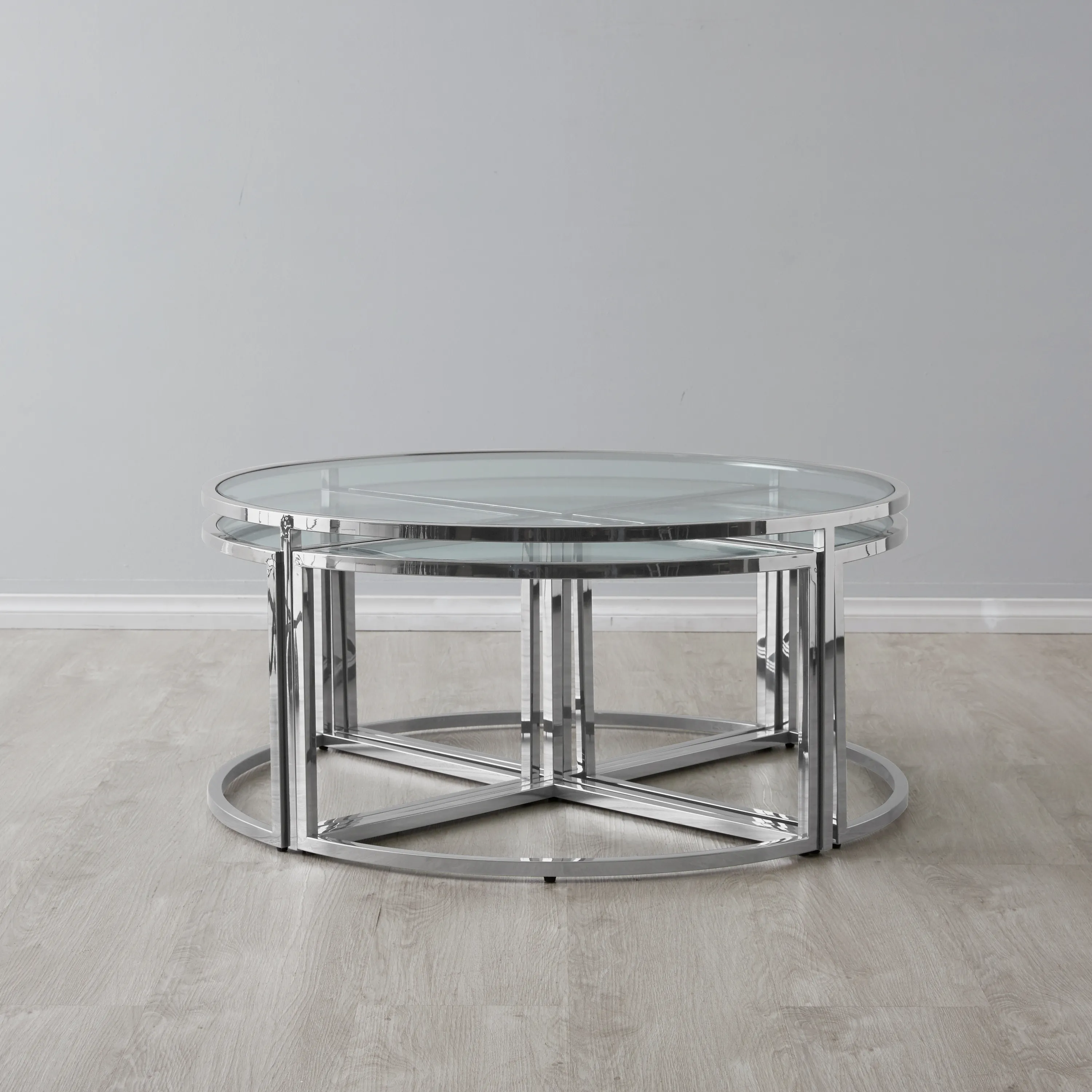 Raquelle II Coffee Table - Silver