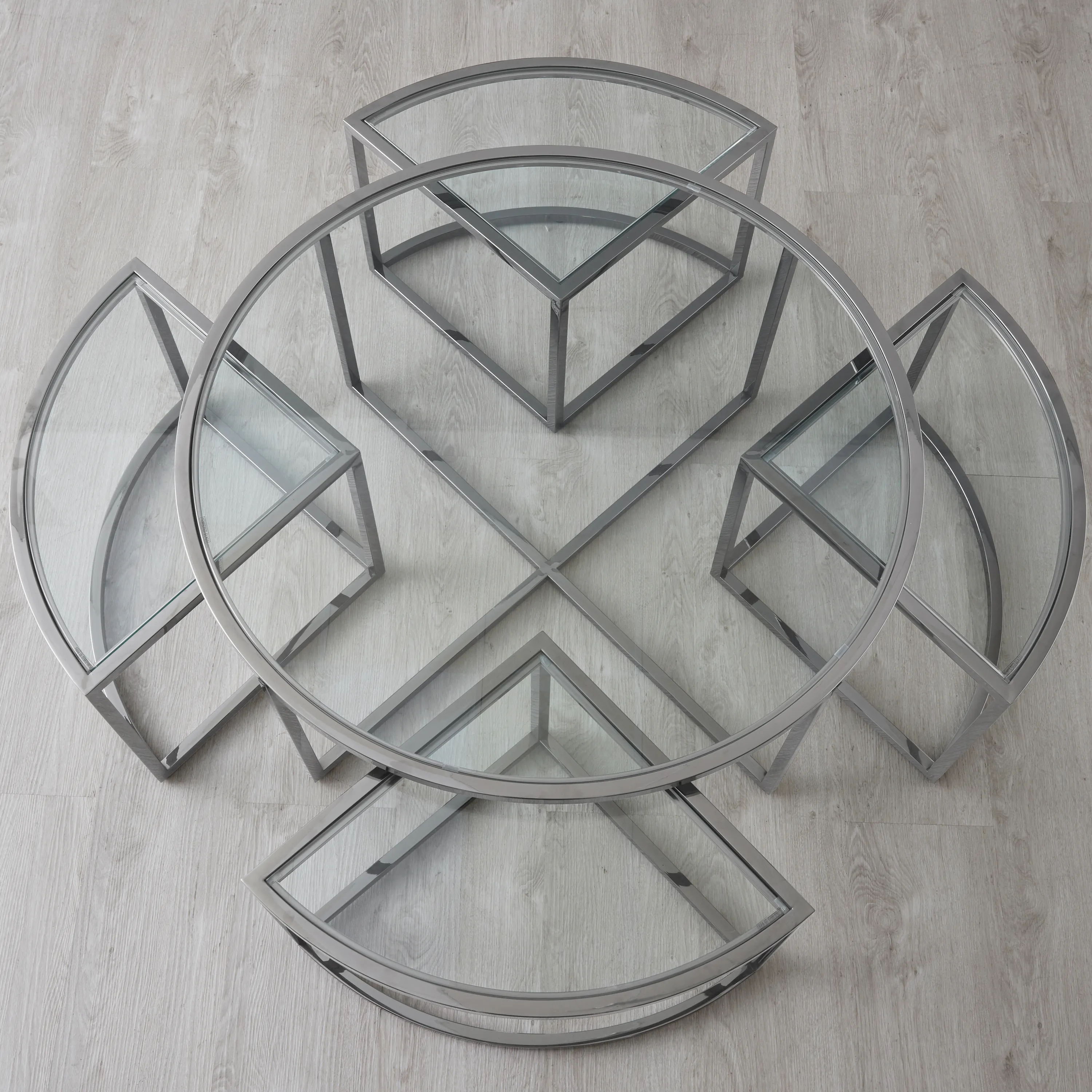 Raquelle II Coffee Table - Silver