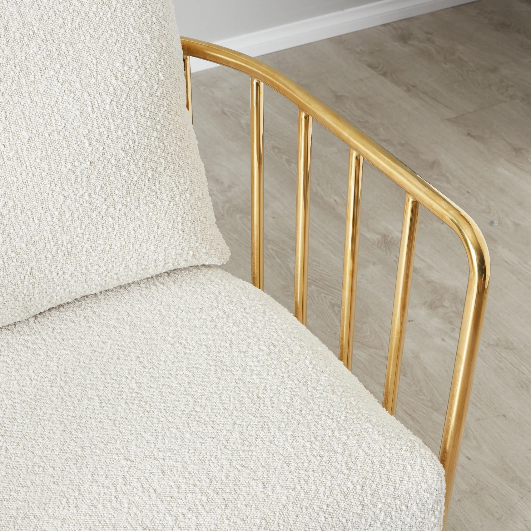 Lovelace Cream Boucle Occasional Chair