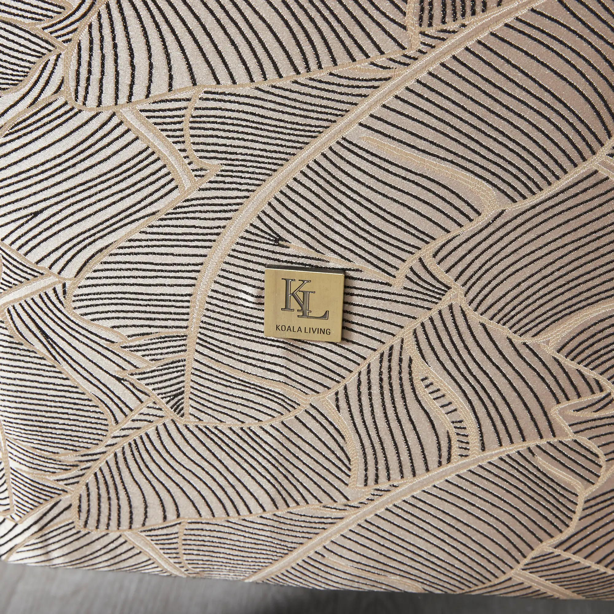 Boudicca Black Velvet with Back Pattern Armchair