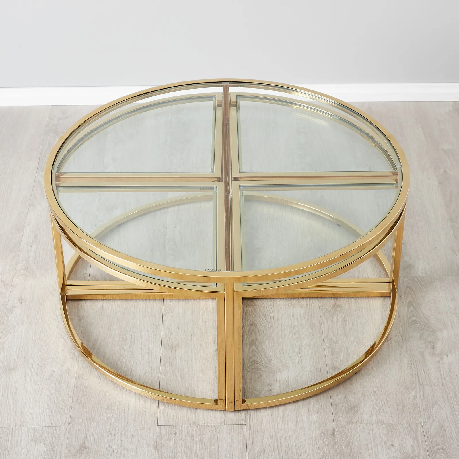 Raquelle ll Coffee Table - Gold