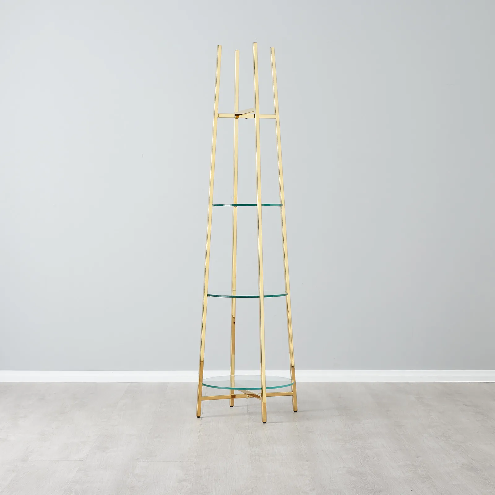 Ruby Tiered Shelf - Gold