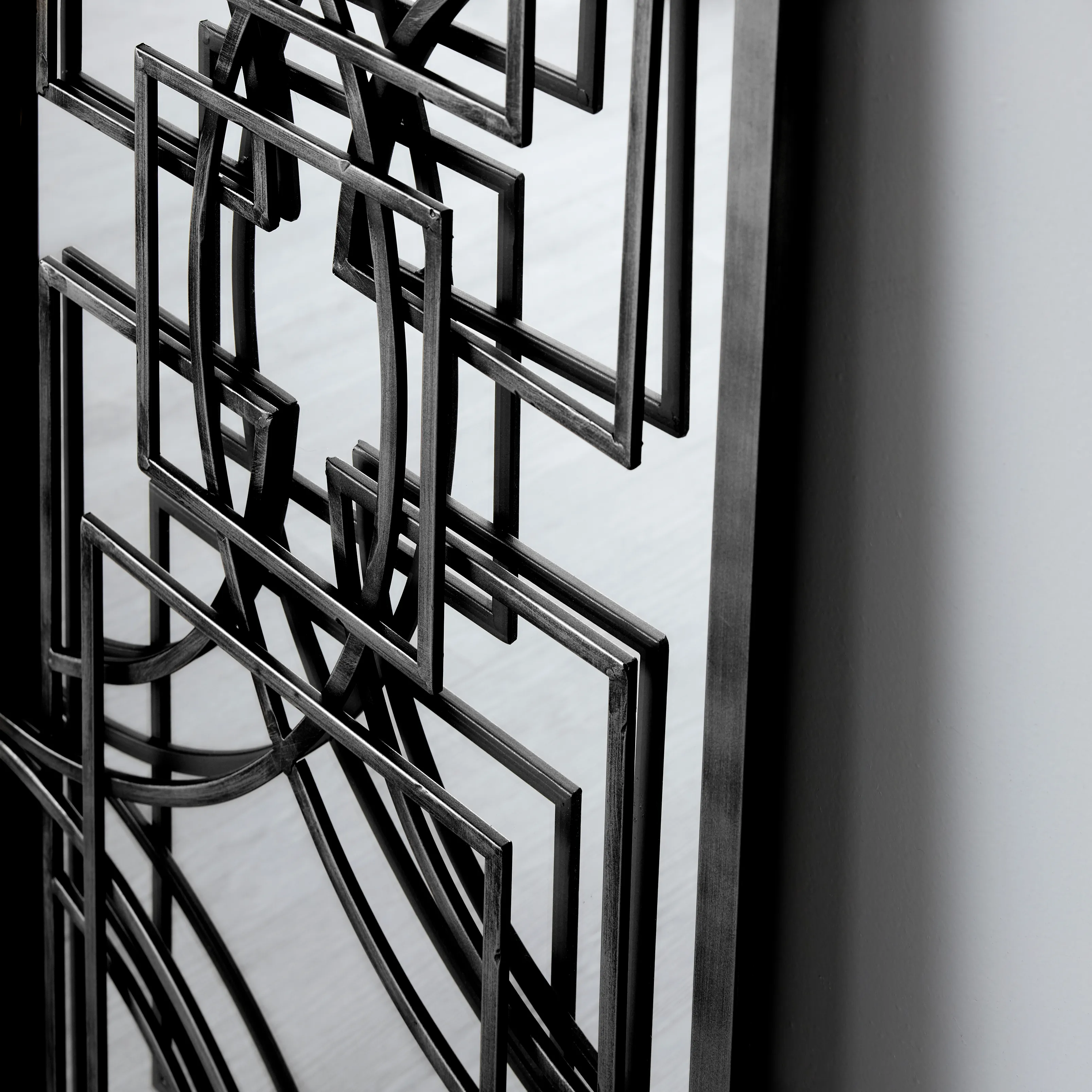 Buchannan Rectangle Mirror - Black