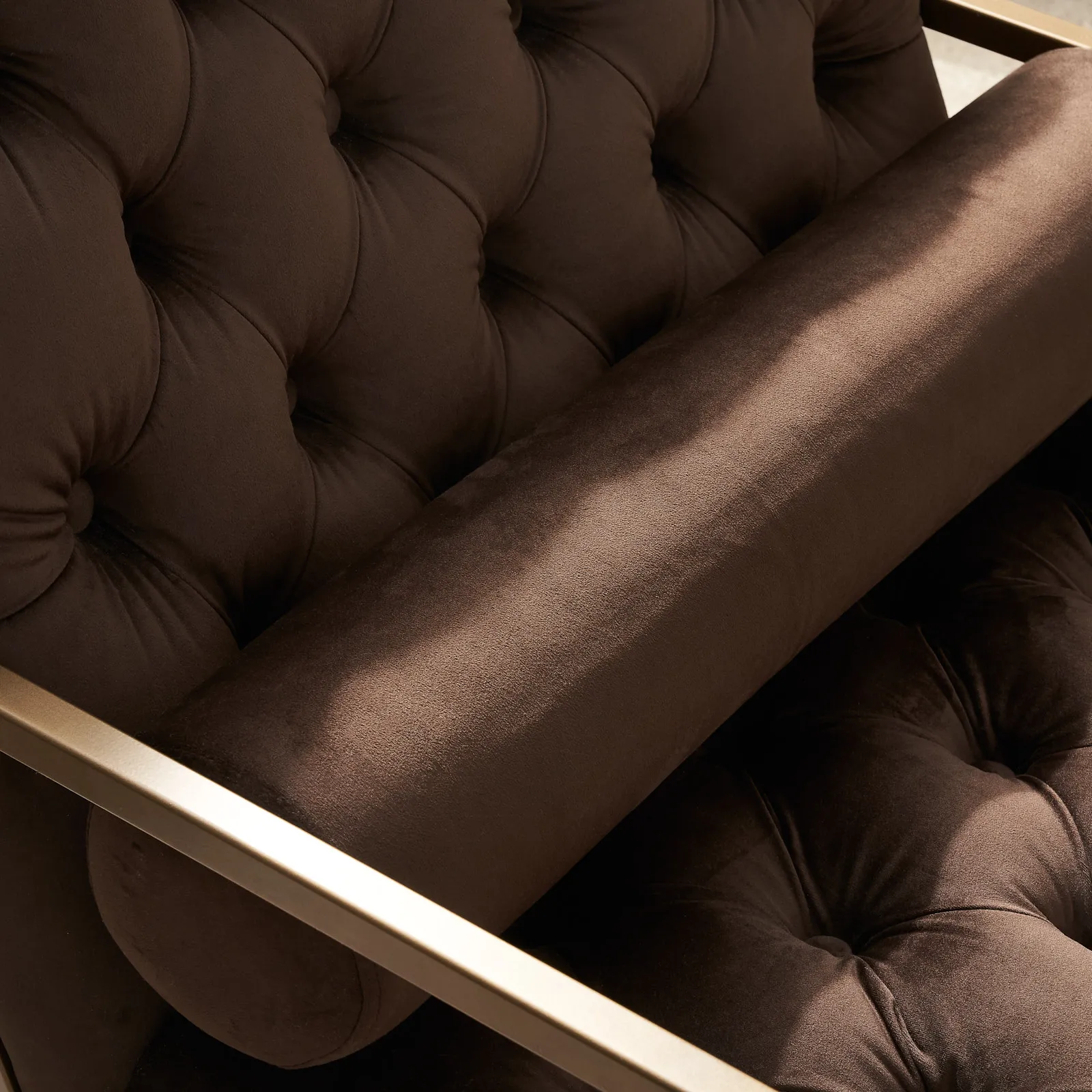 Elliot Chocolate Velvet Occasional Chair 