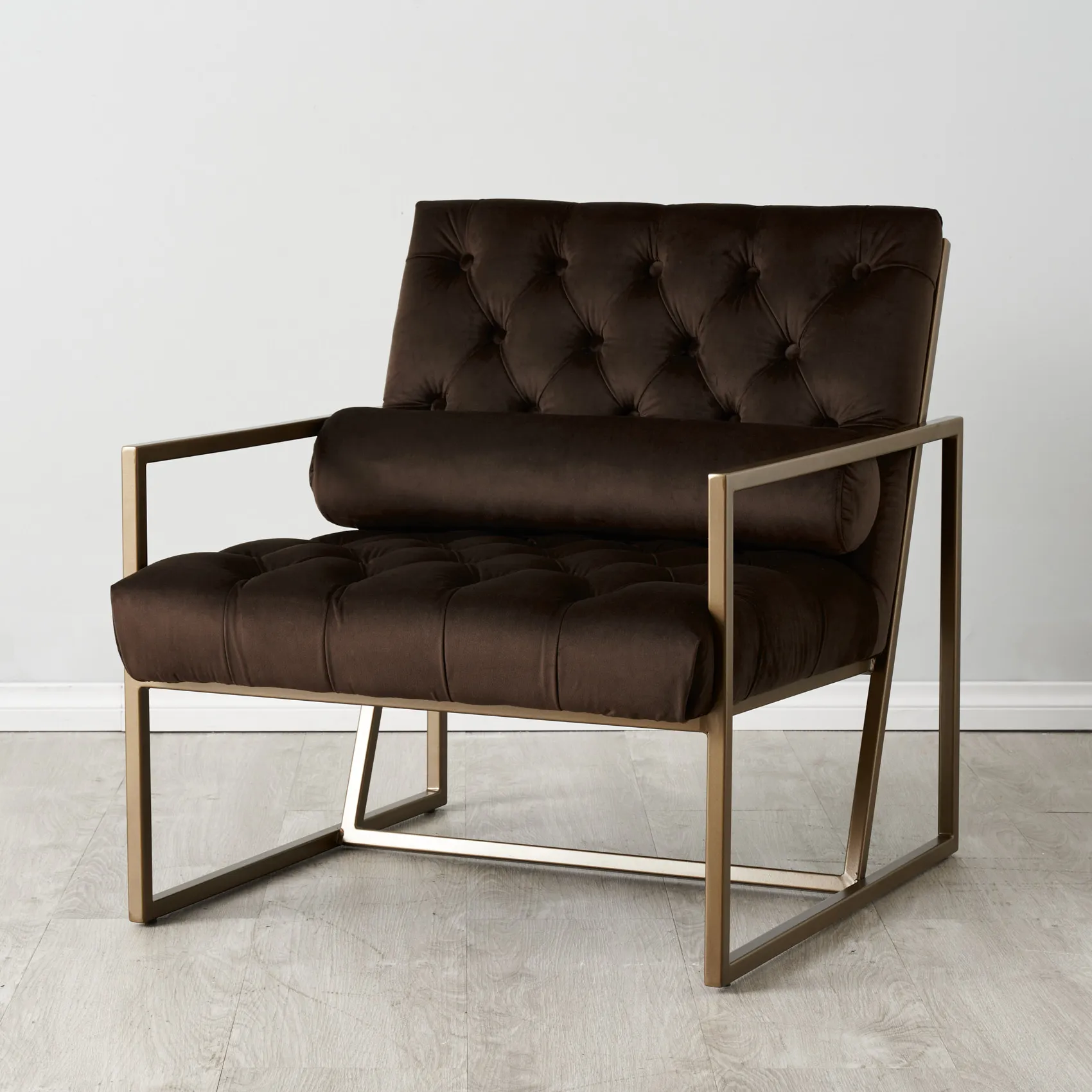 Elliot Chocolate Velvet Occasional Chair 