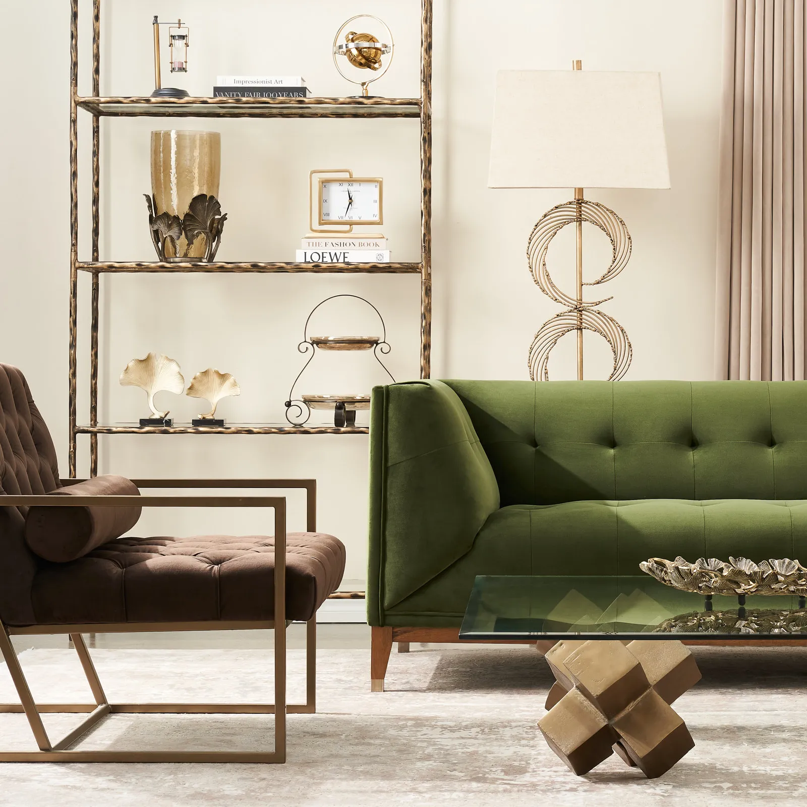 Elliot Chocolate Velvet Occasional Chair 