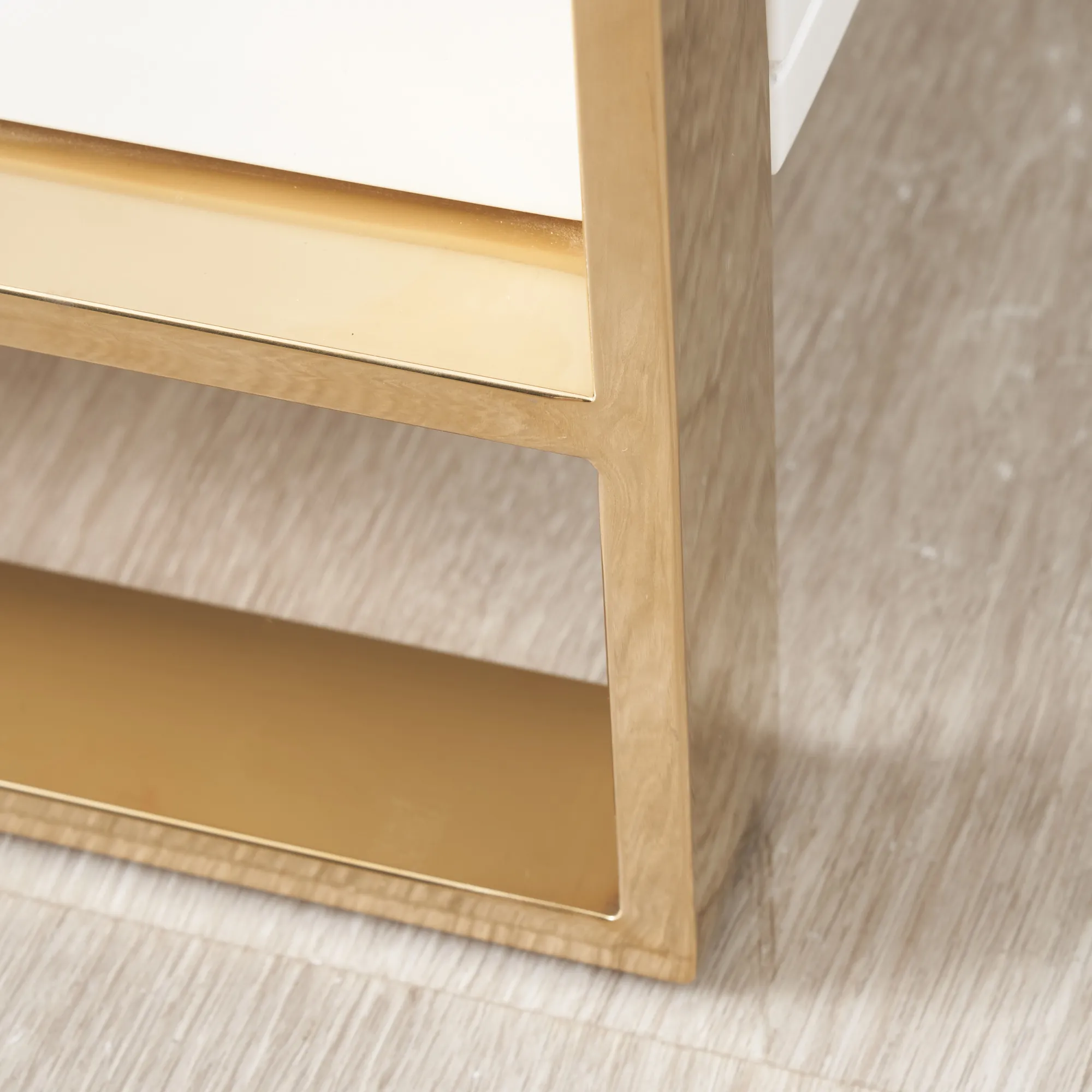 Broden White Bedside Table