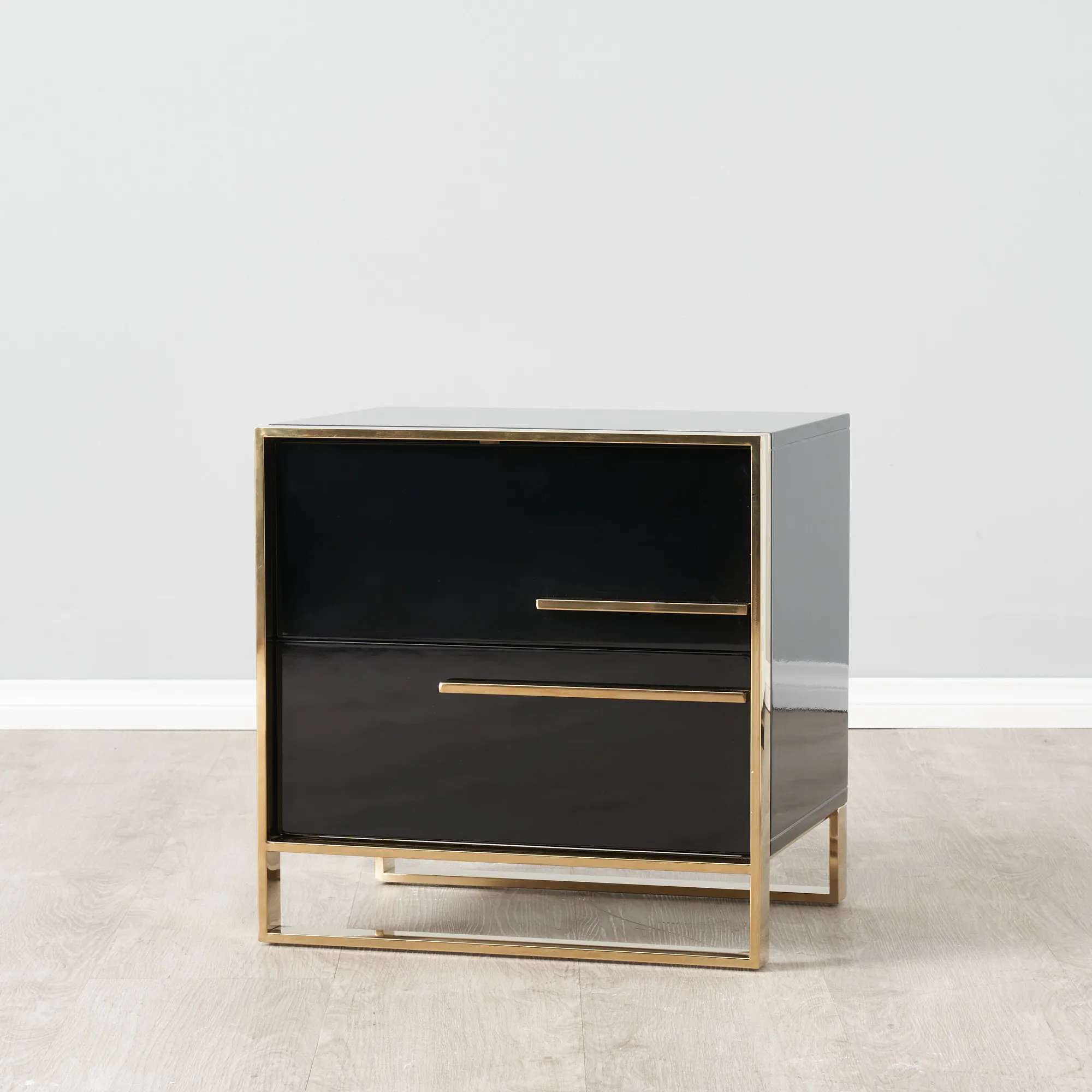 Broden Black Bedside Table