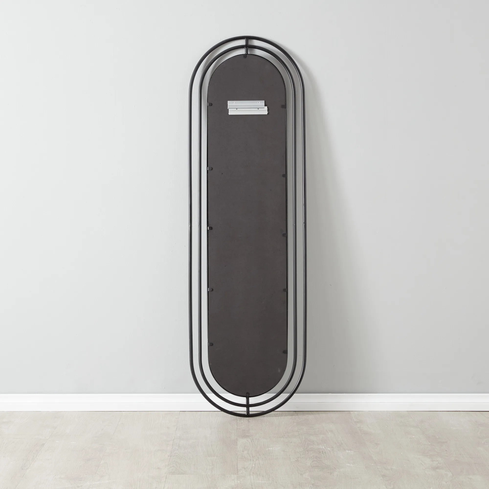 Hippodrome Black Oval Mirror 