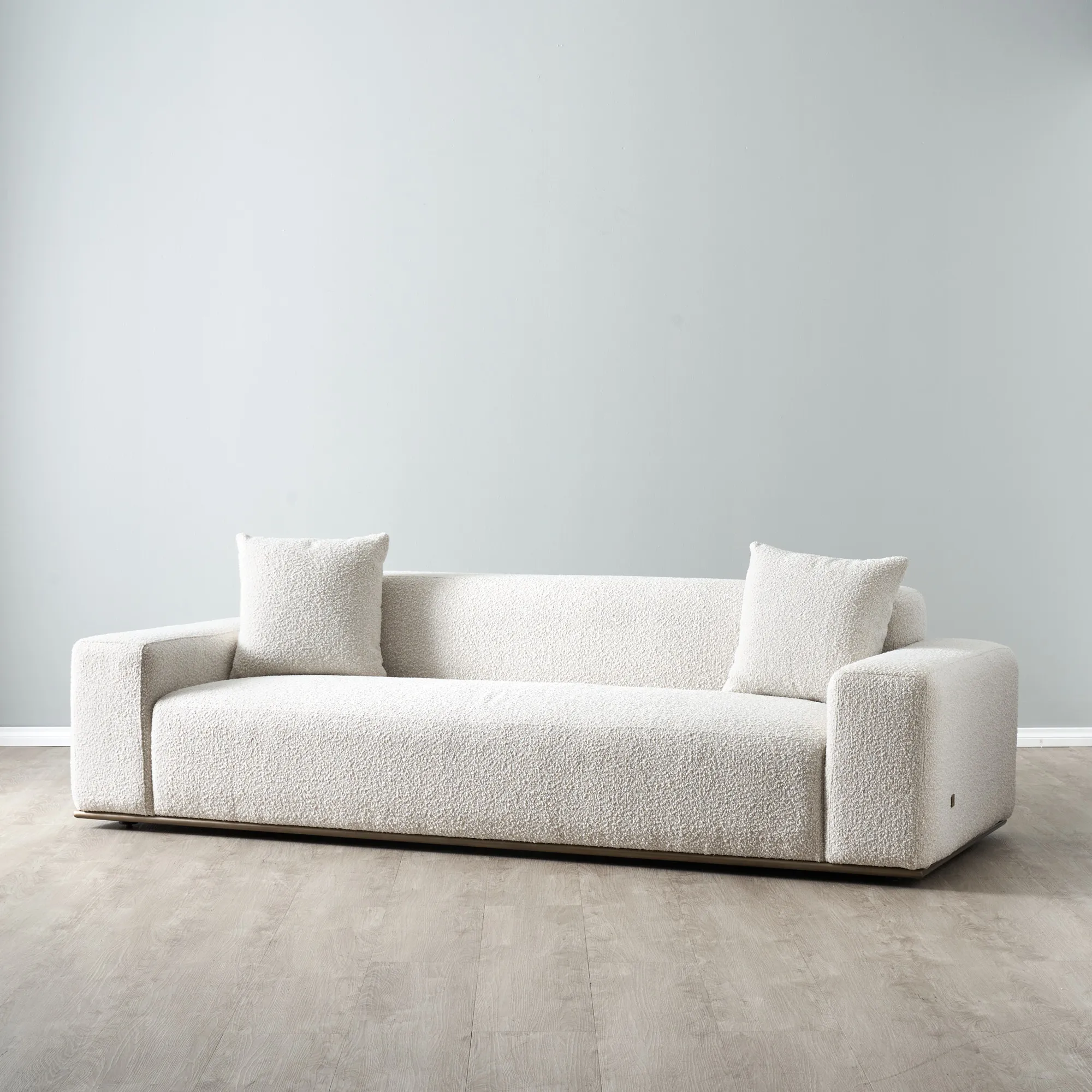 Callie Cream Boucle 3-Seater Sofa