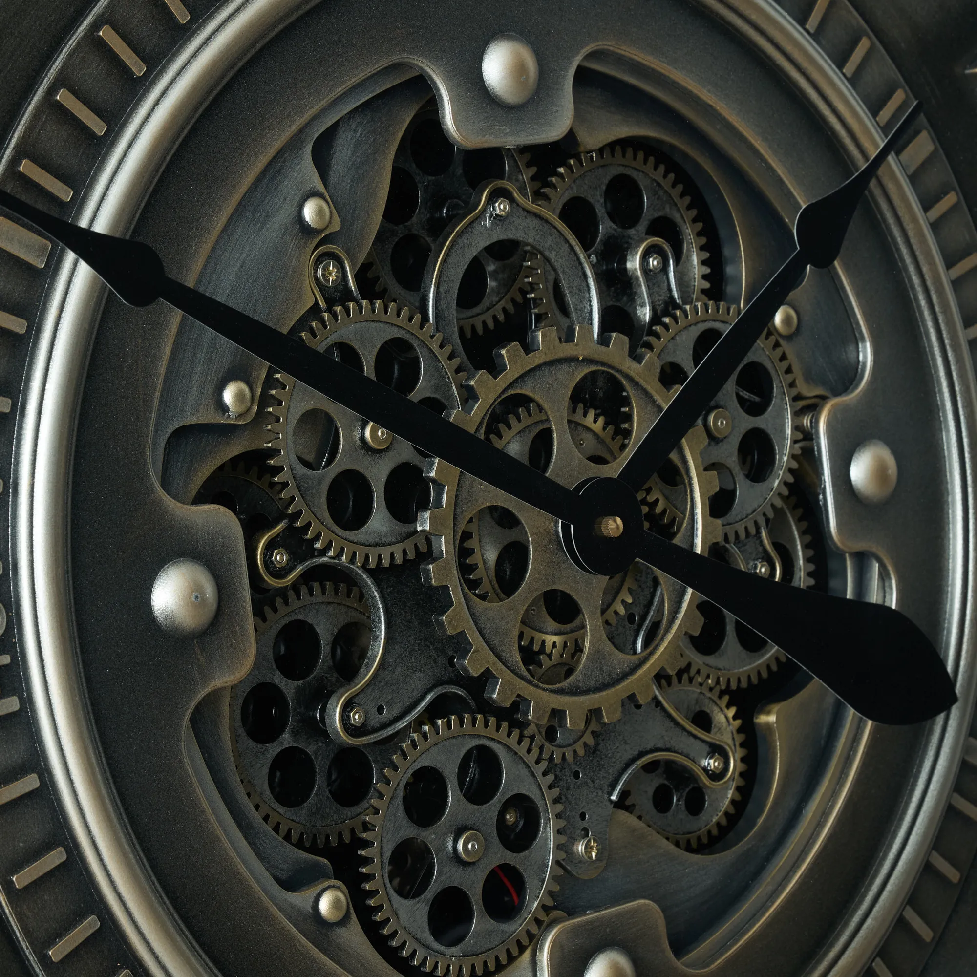 Harry Silver Wall Clock 