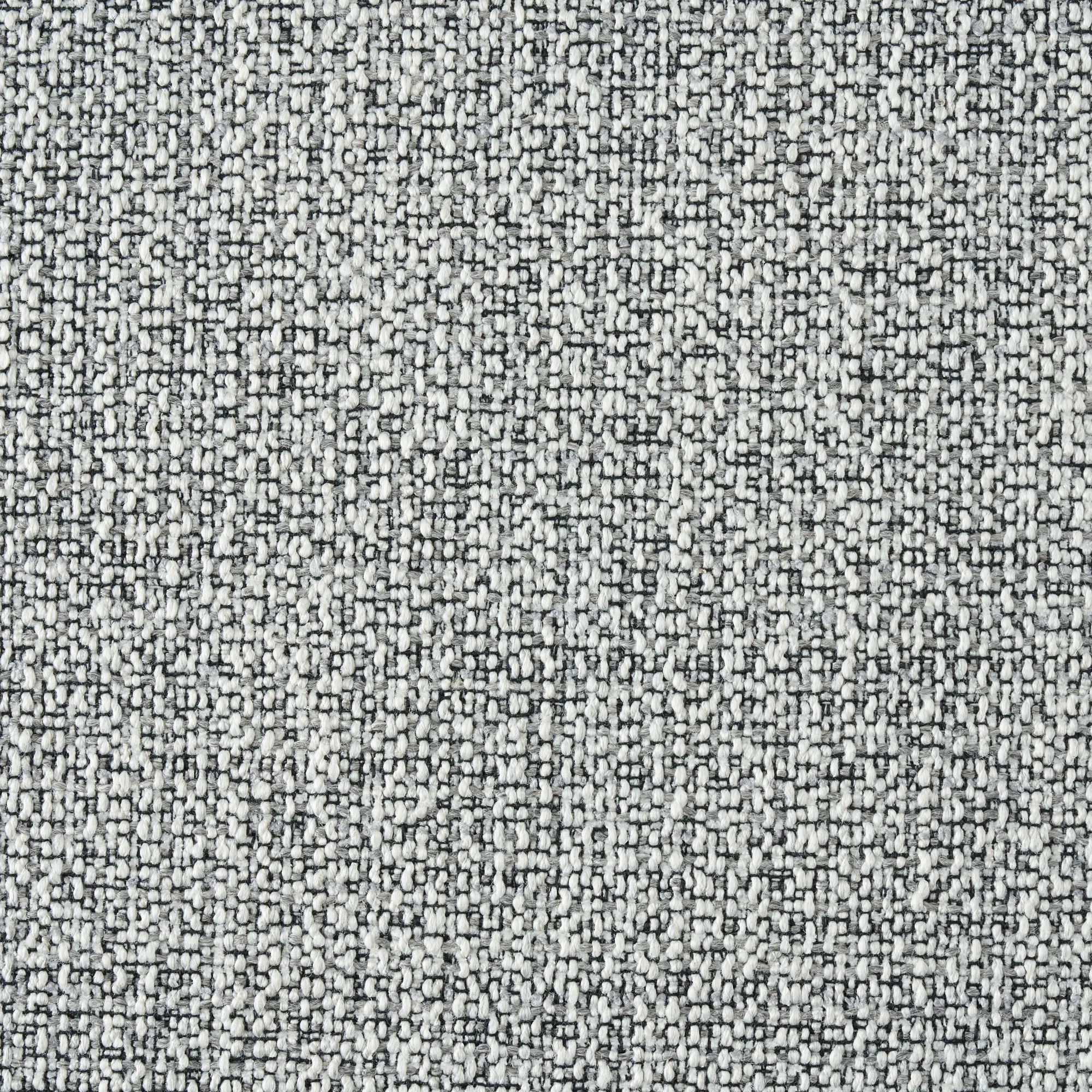 Erica Mid Grey Woven Fabric Ottoman  