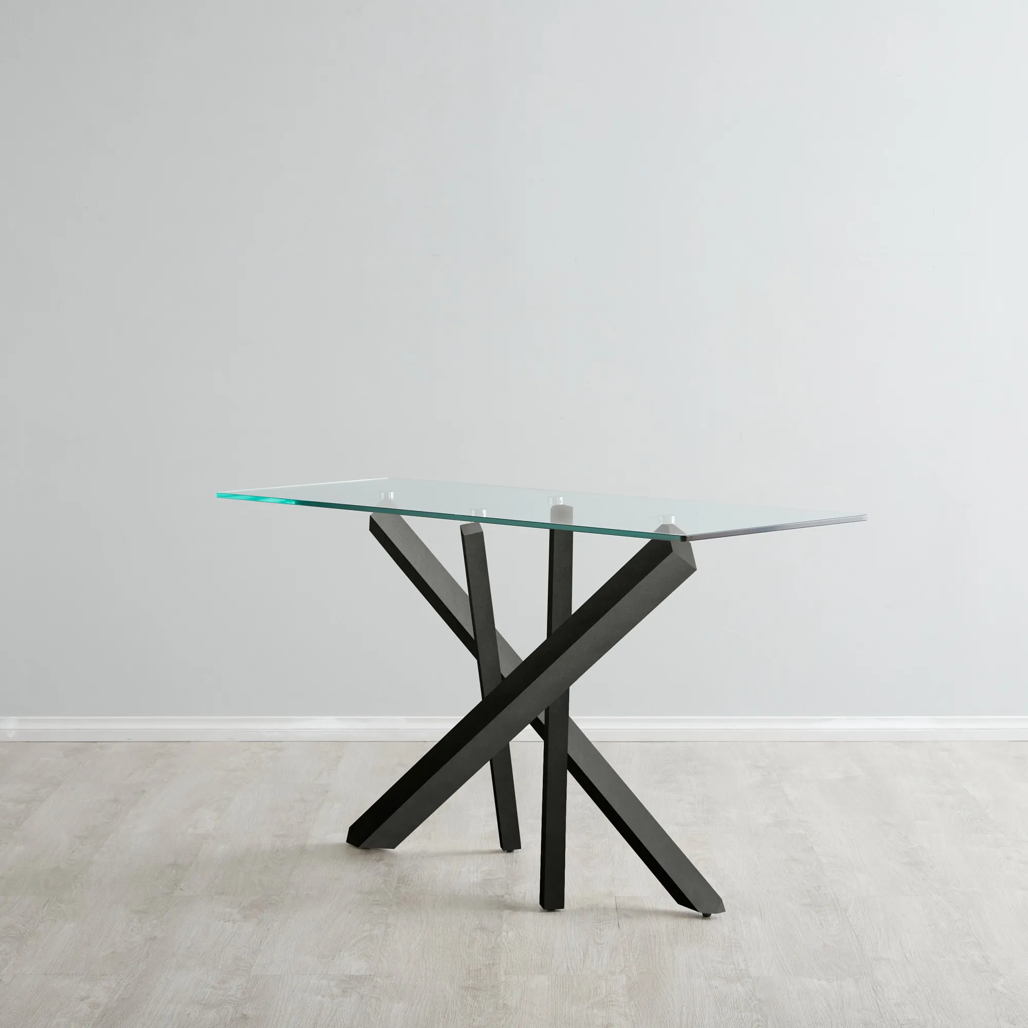 Lola Black Glass Sideboard 