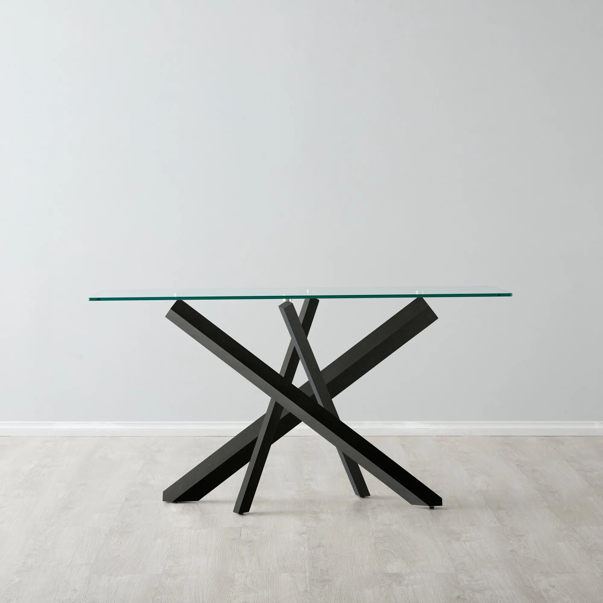 Lola Black Glass Sideboard 