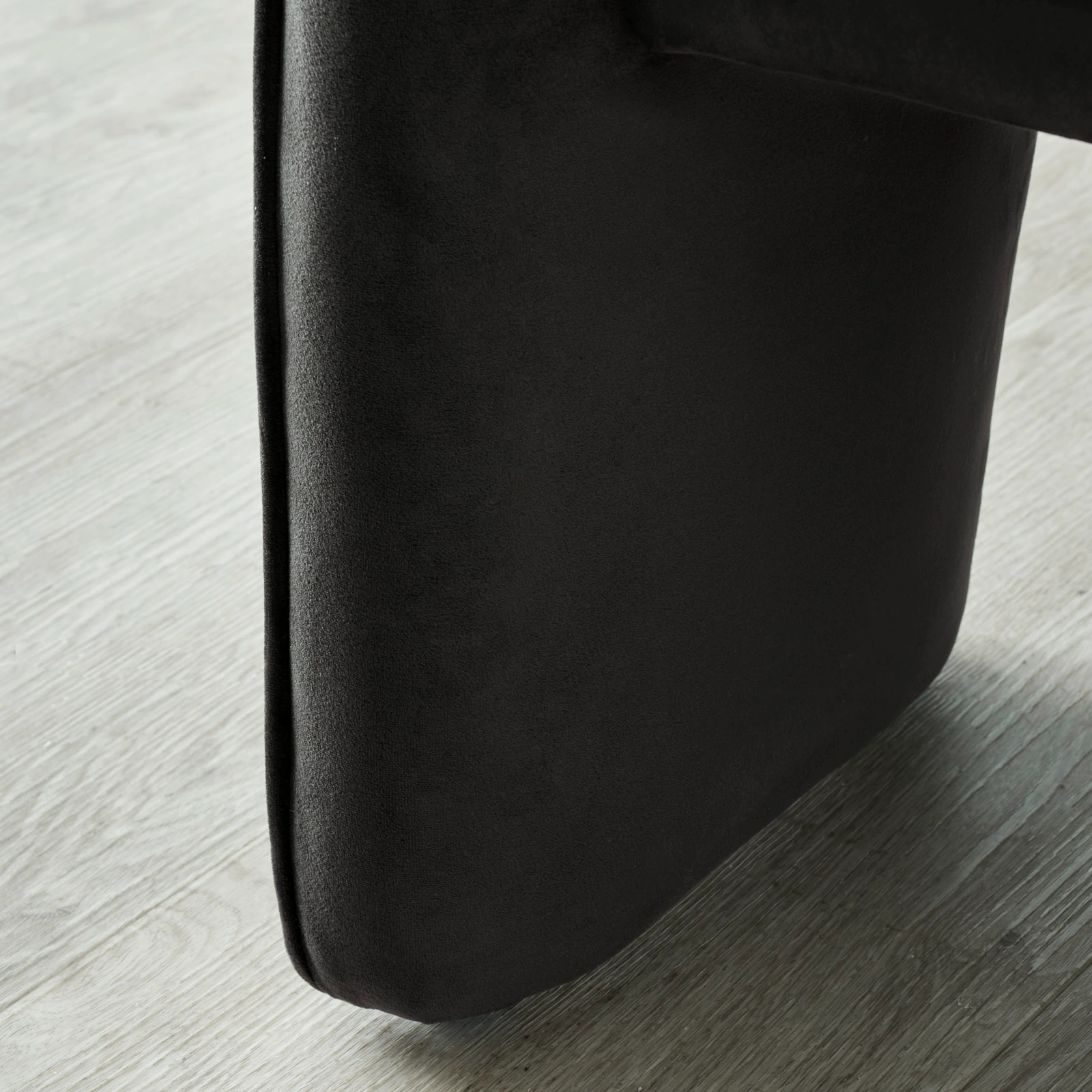 Esther Charcoal Velvet Armchair