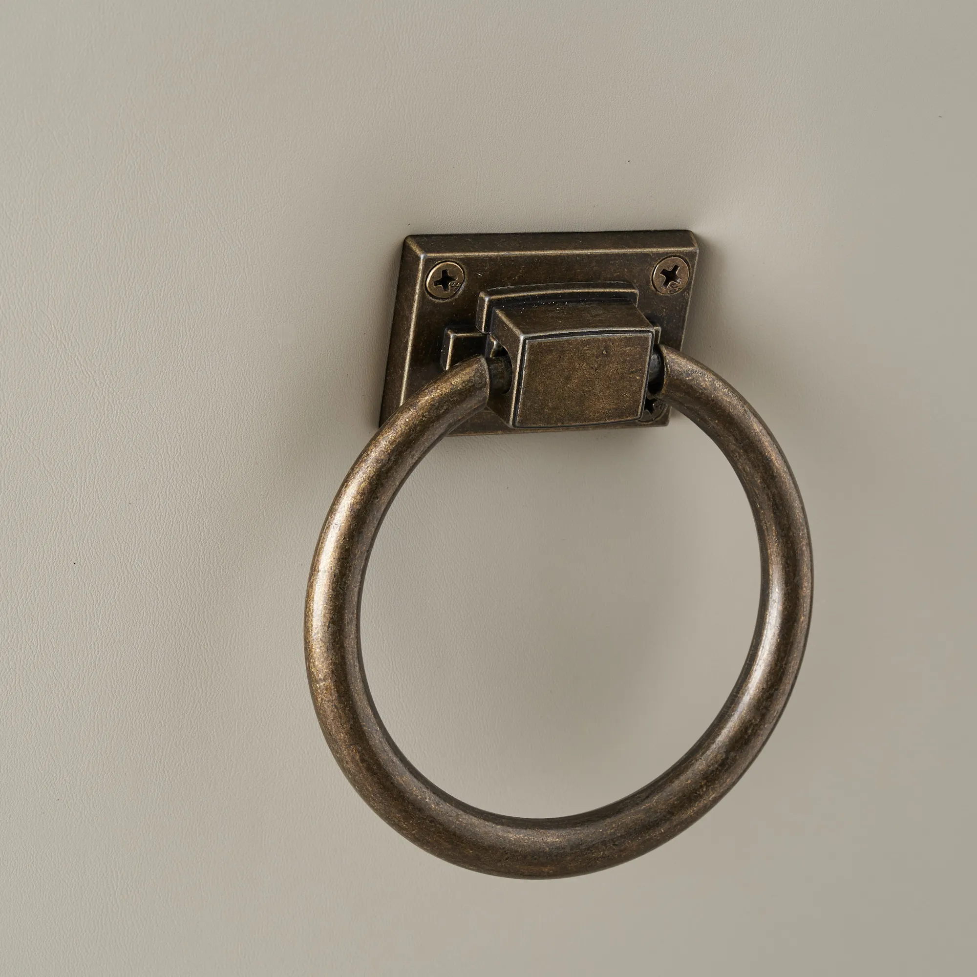 Saxon Cloud Grey Vegan Leather Dining Chair  