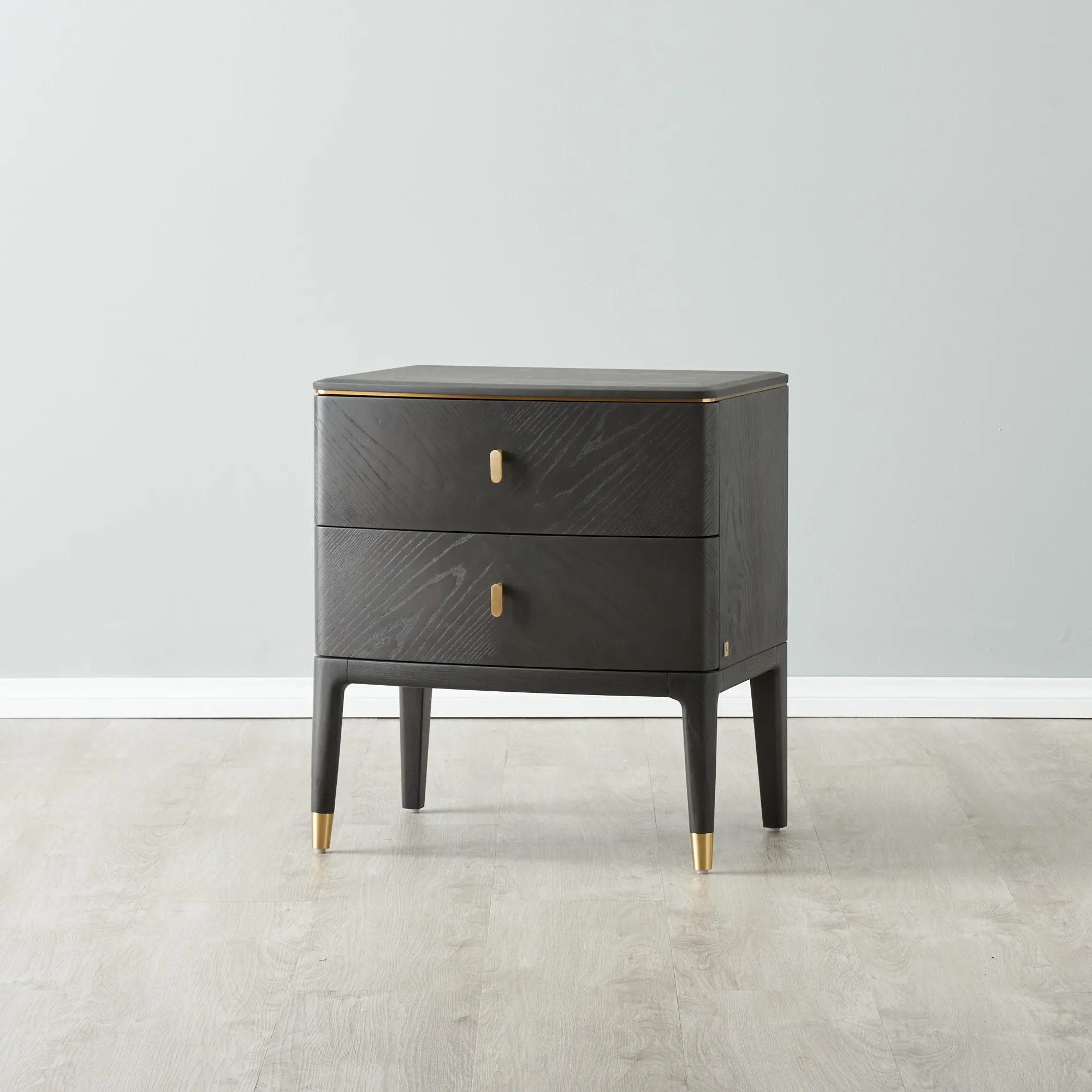 Beckham Dark Grey Bedside Table