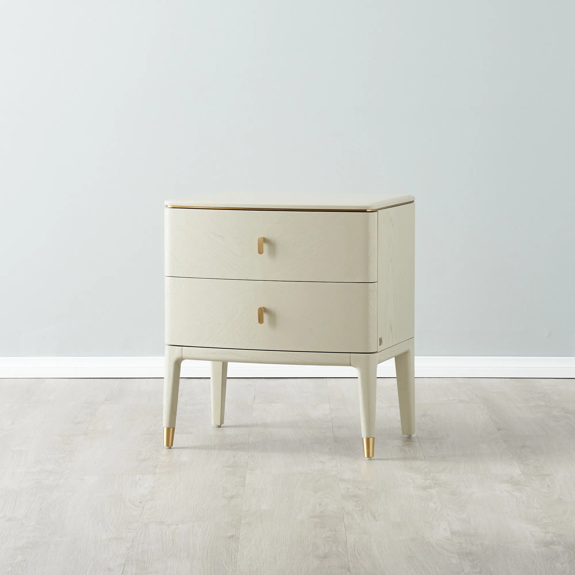 Beckham Cream Bedside Table