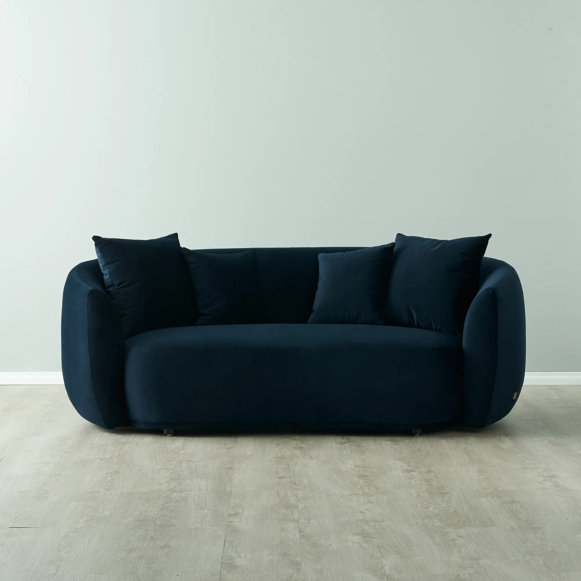 Everett Midnight Navy Velvet 2 Seater Sofa