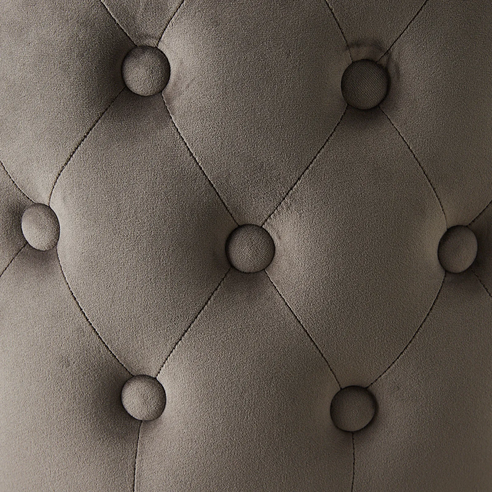 Winston III Mushroom Velvet 64cm Counter Stool 