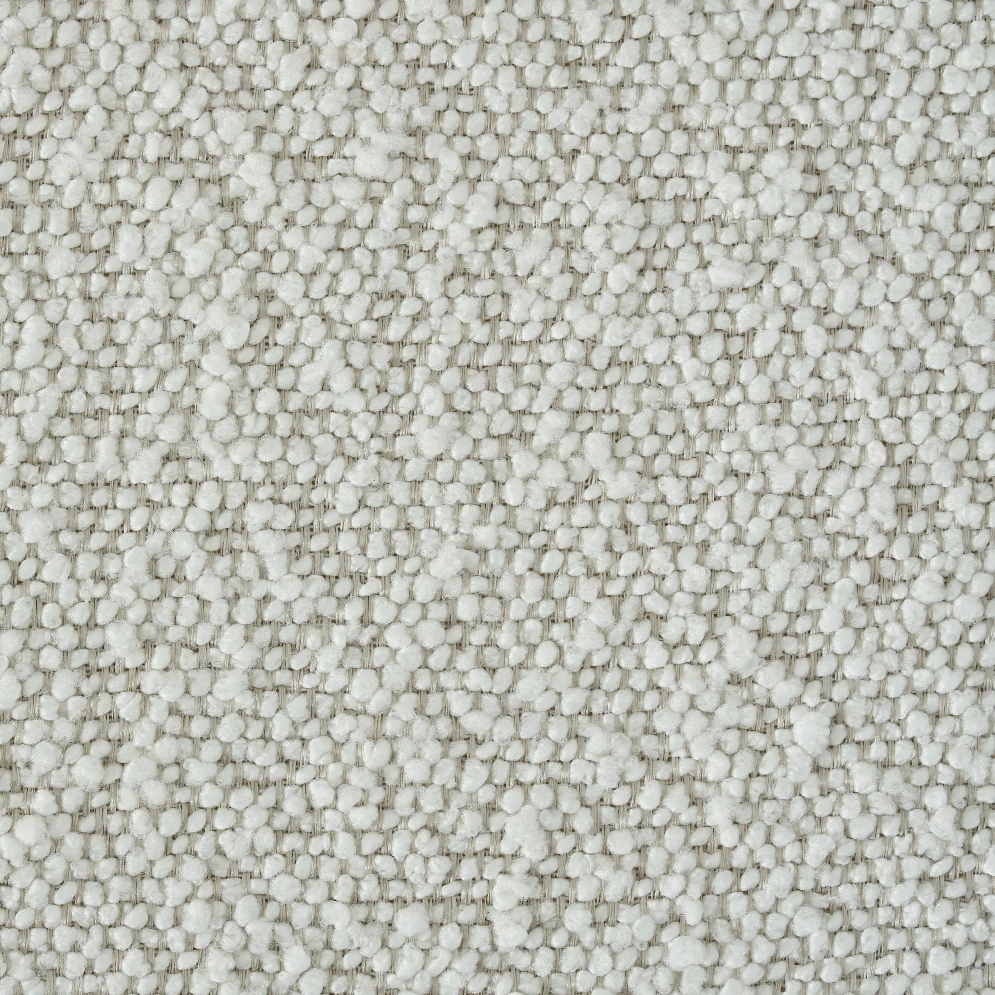 Hailey Snow White Boucle Dining Chair - Bronze Legs