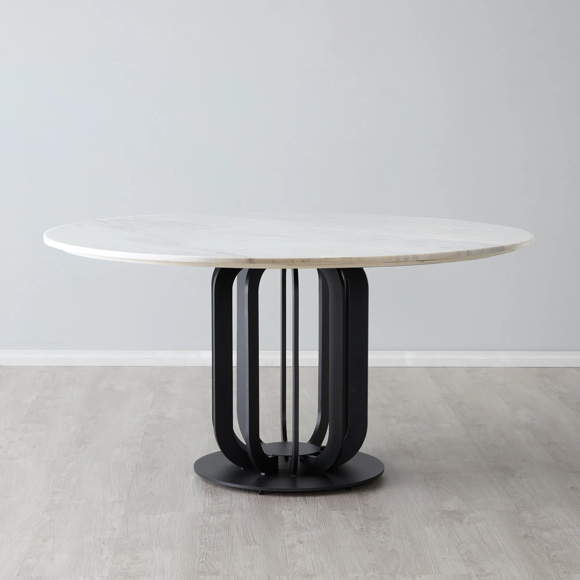 Lillian Natural White Marble Dining Table