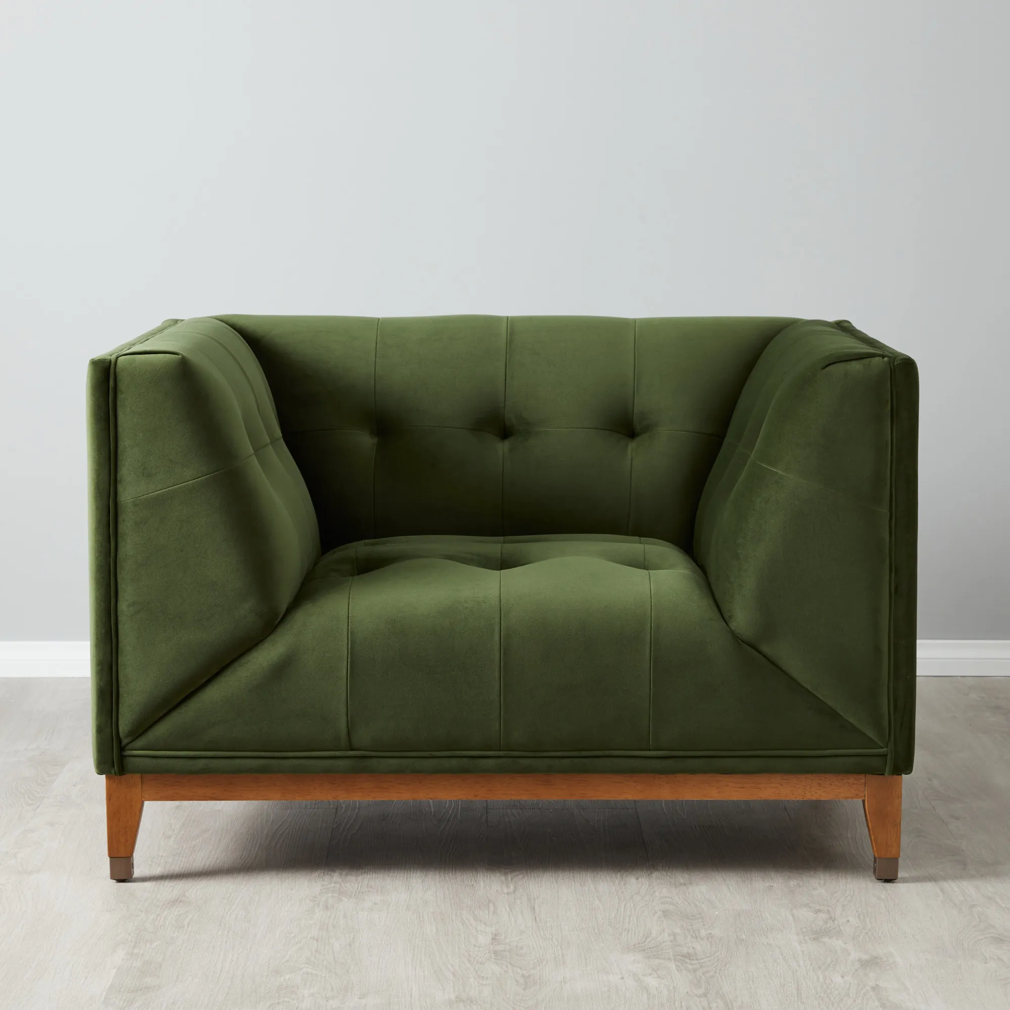 Humphrey Forest Green Velvet Occasional Chair