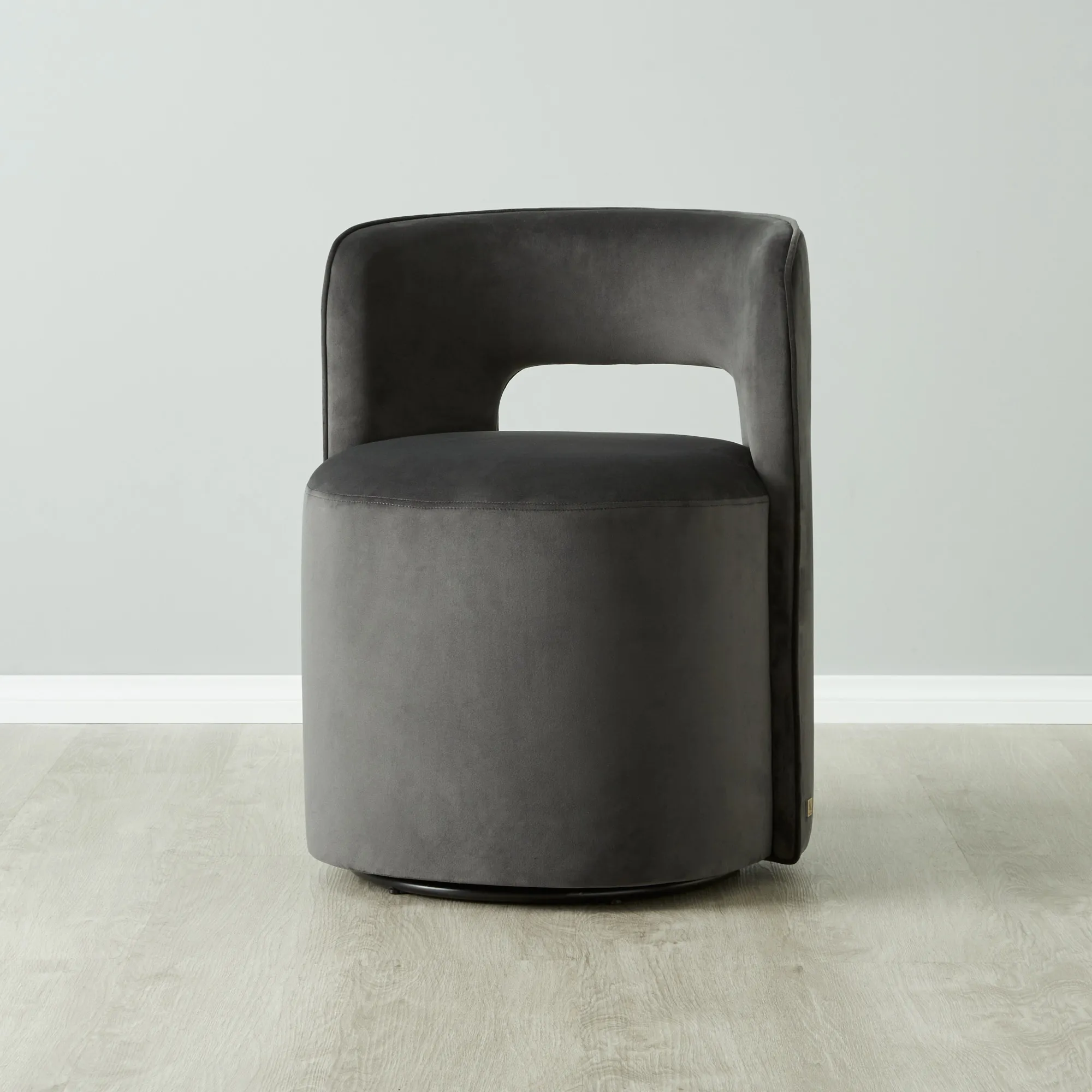 Sutton Charcoal Velvet Dining Chair
