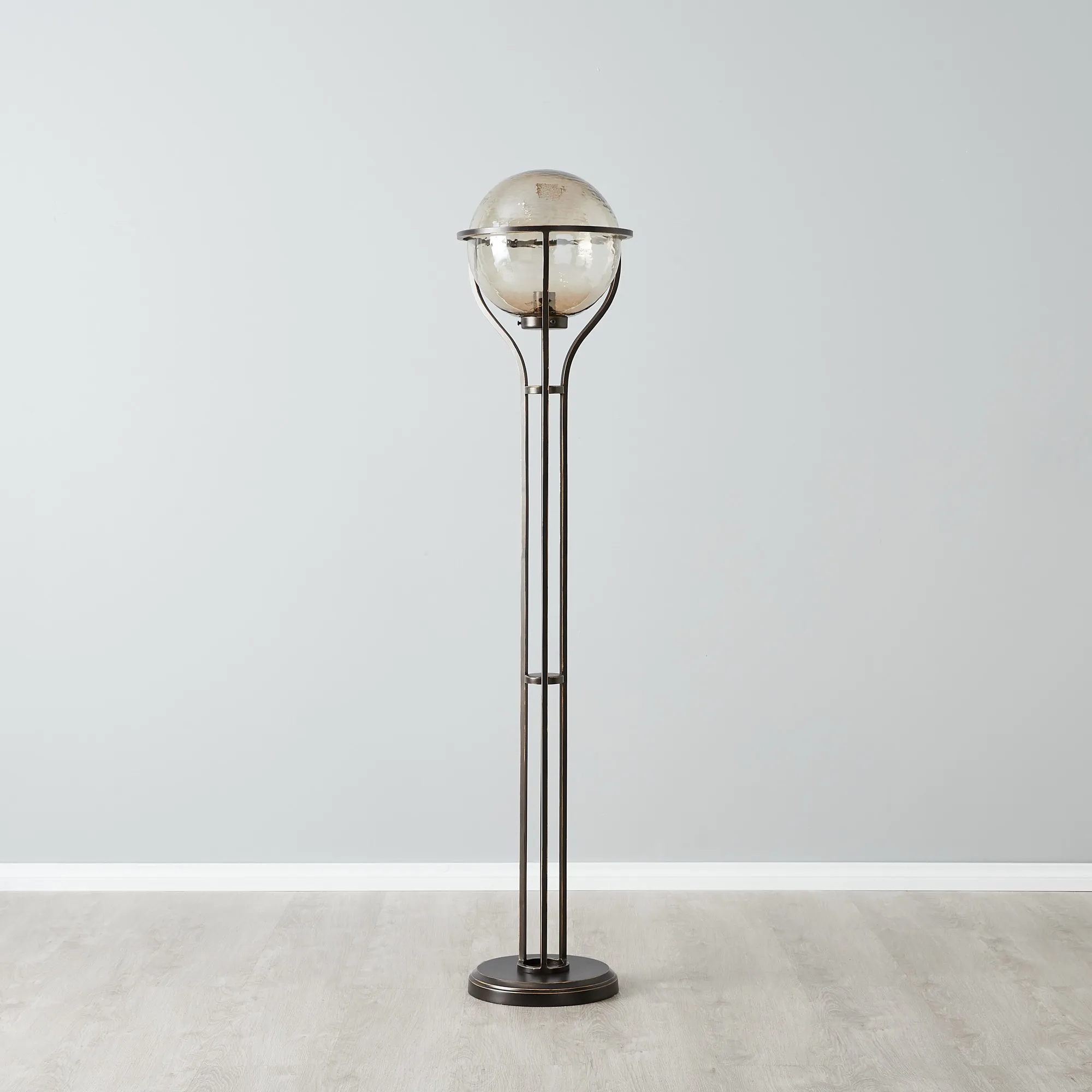Divine Gilded Dark Bronze Floor Lamp