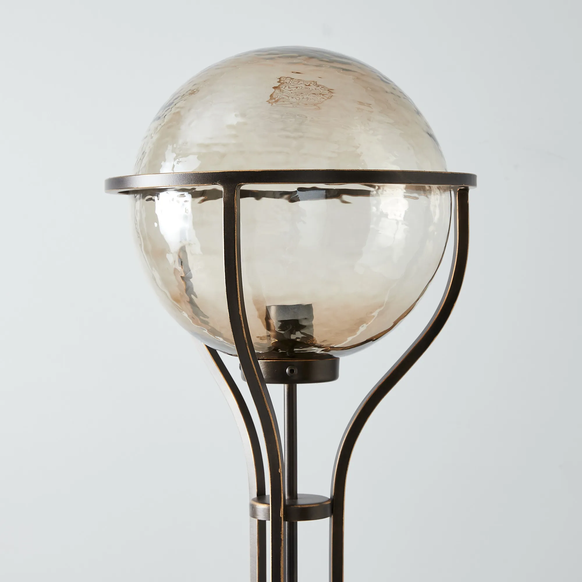 Divine Gilded Dark Bronze Floor Lamp