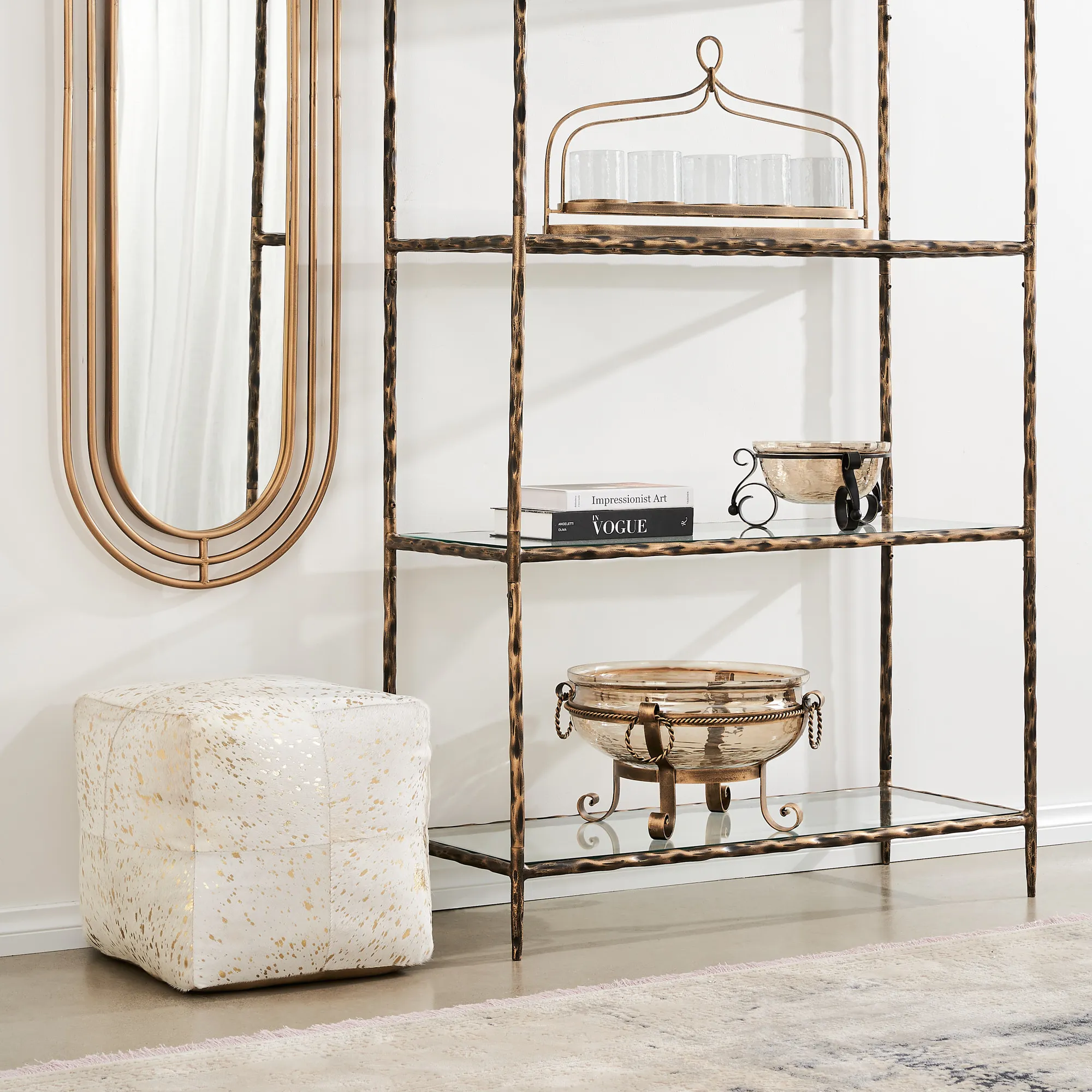 Chantal Antique Gold Bowl Decorative