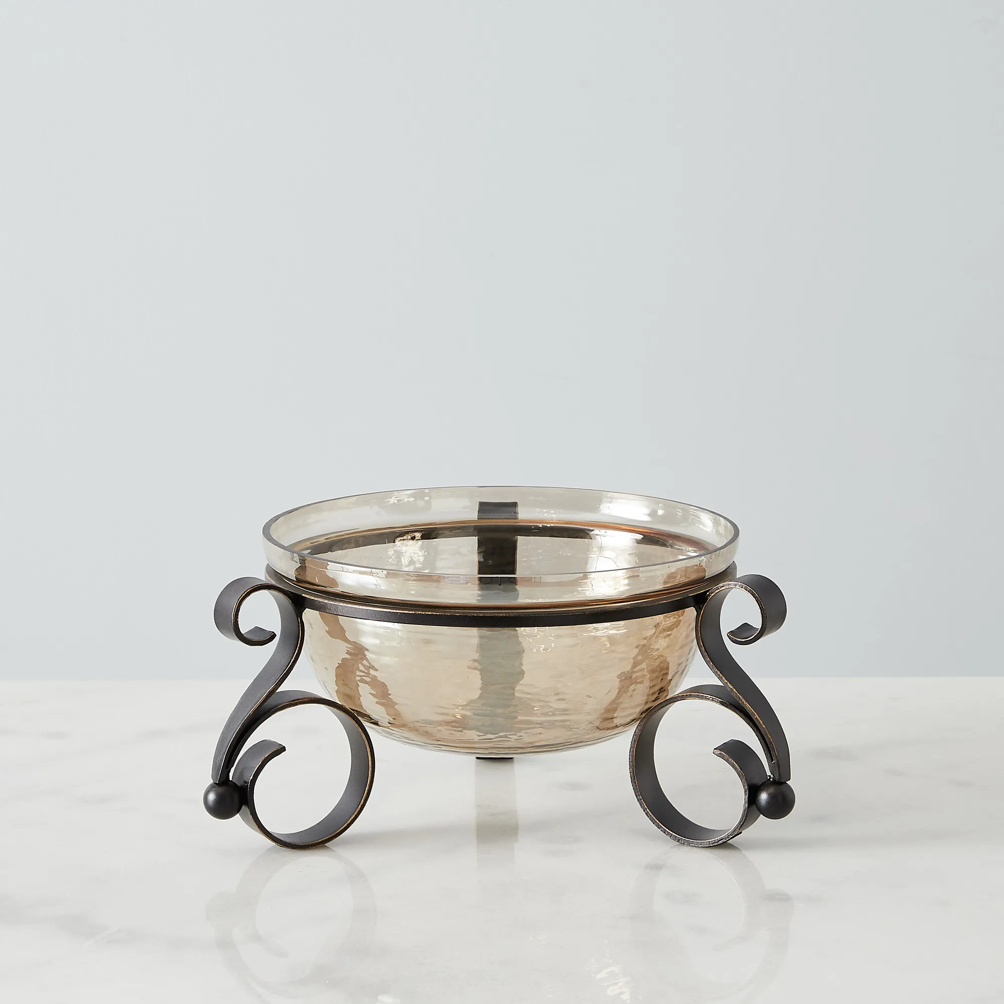 Tobin Gilded Dark Bronze Deep Bowl Decorative