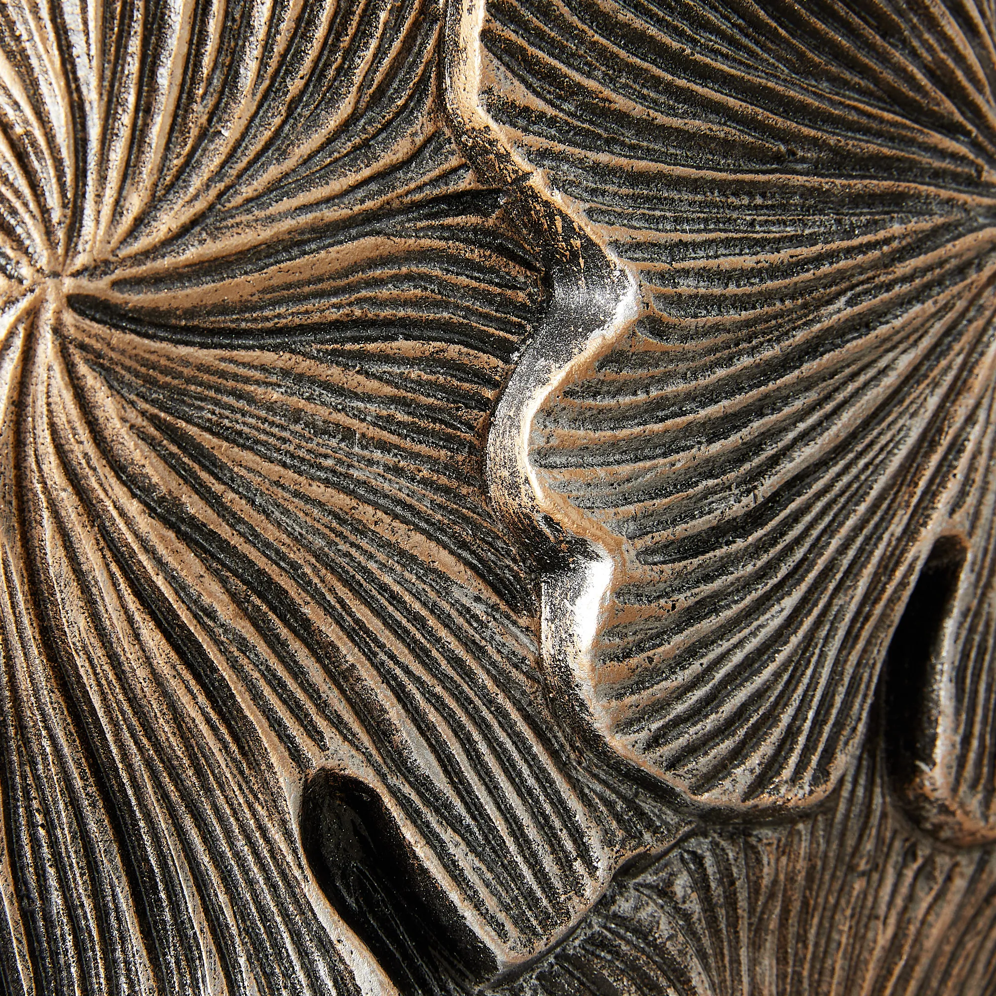 Posy Elongated Antique Gold Vase - Small