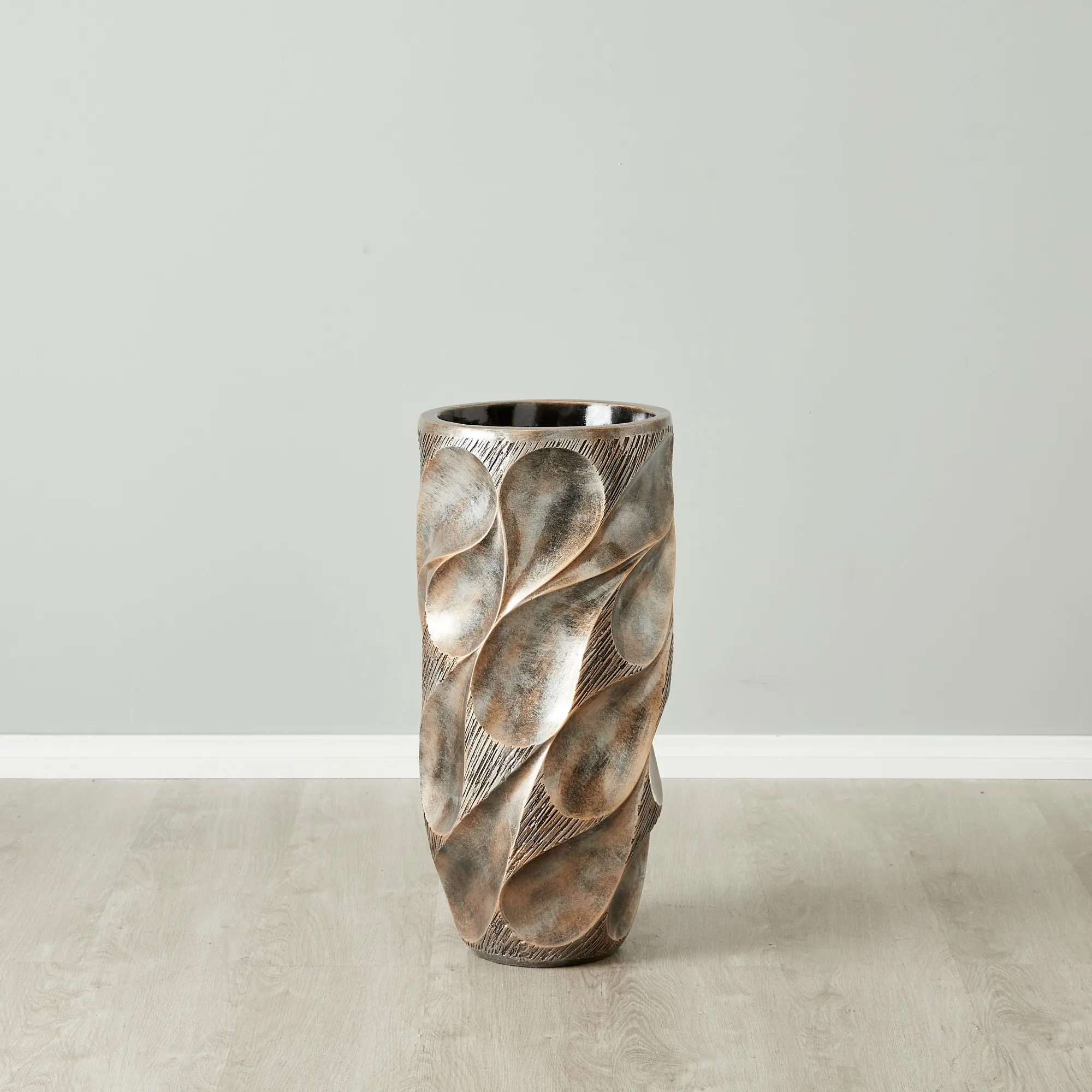 Dewdrop Antique Gold Vase