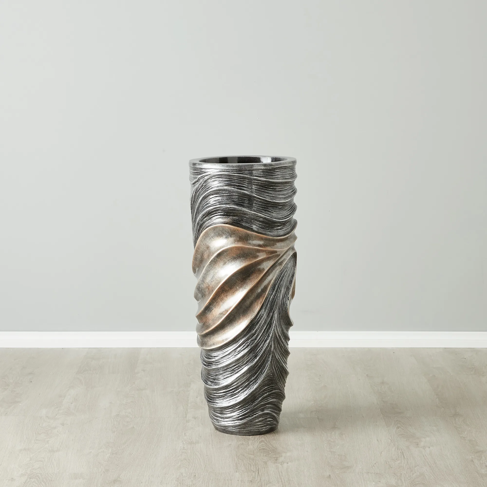 Crest Antique Gold Vase