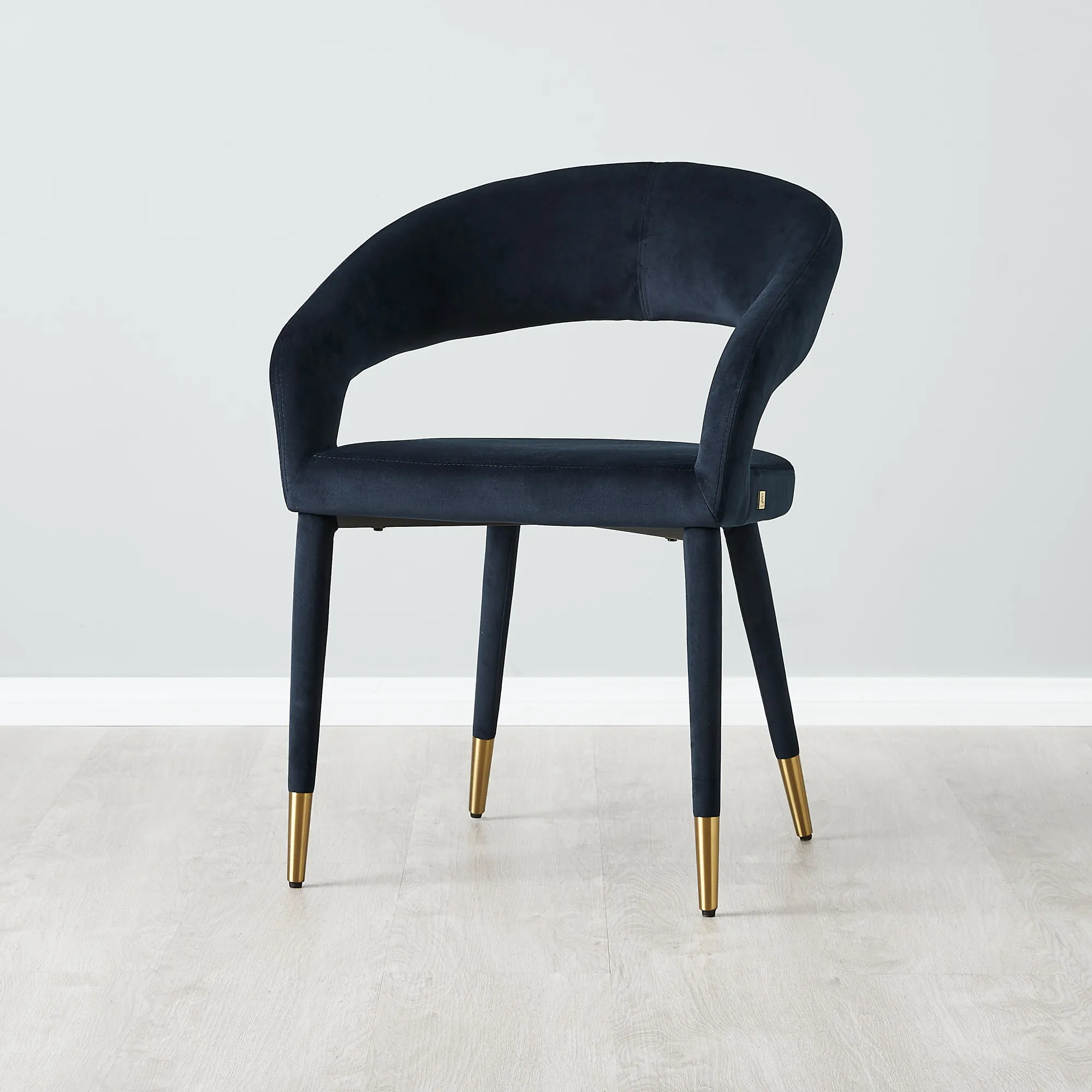 Moulin Midnight Navy Velvet Dining Chair