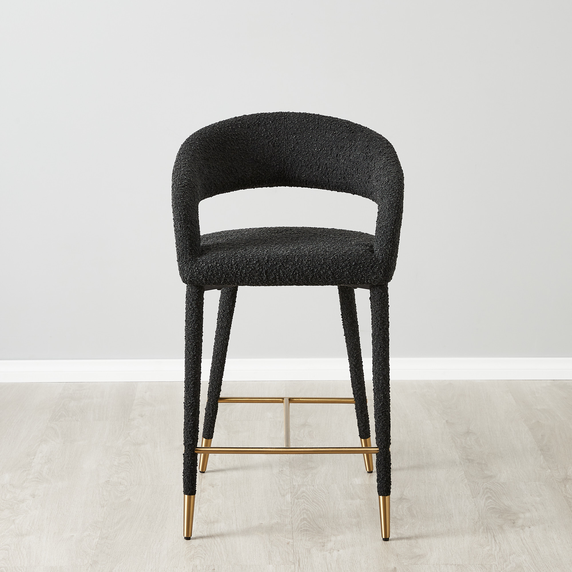 Moulin Black Boucle 66 cm Counter Stool