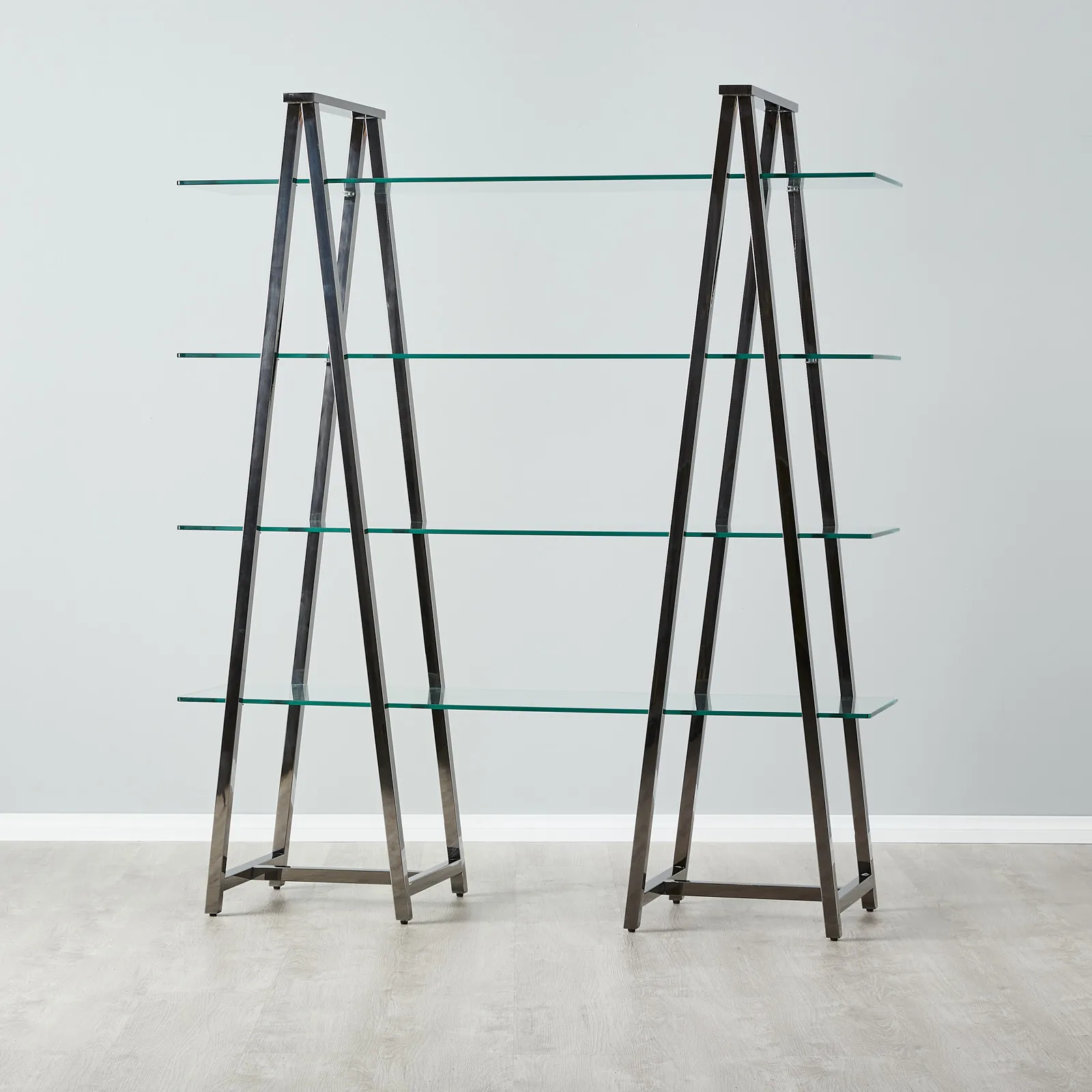 Paxton Black Nickel Stainless Steel Shelf