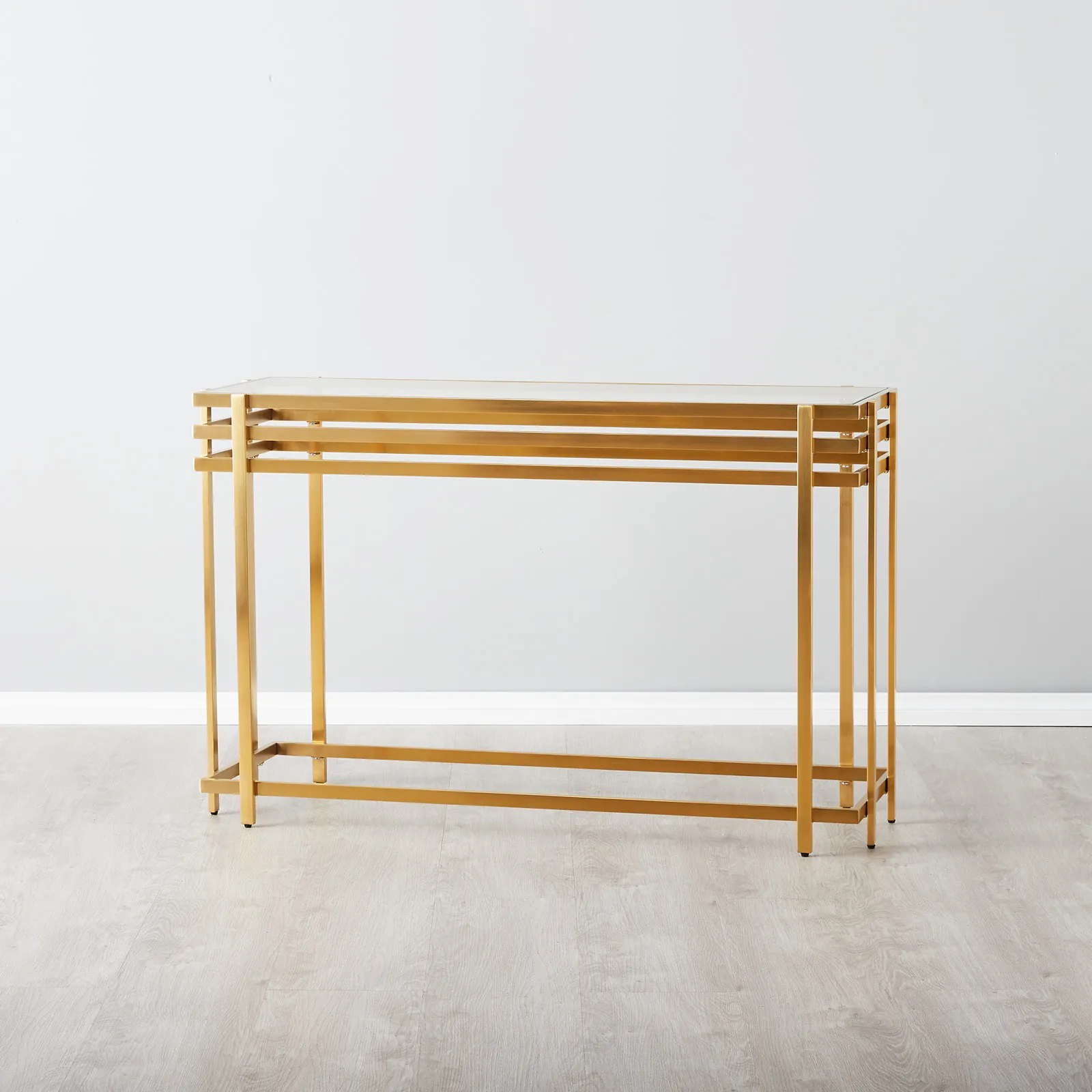 Grazia Brushed Gold Stainless Steel Sideboard