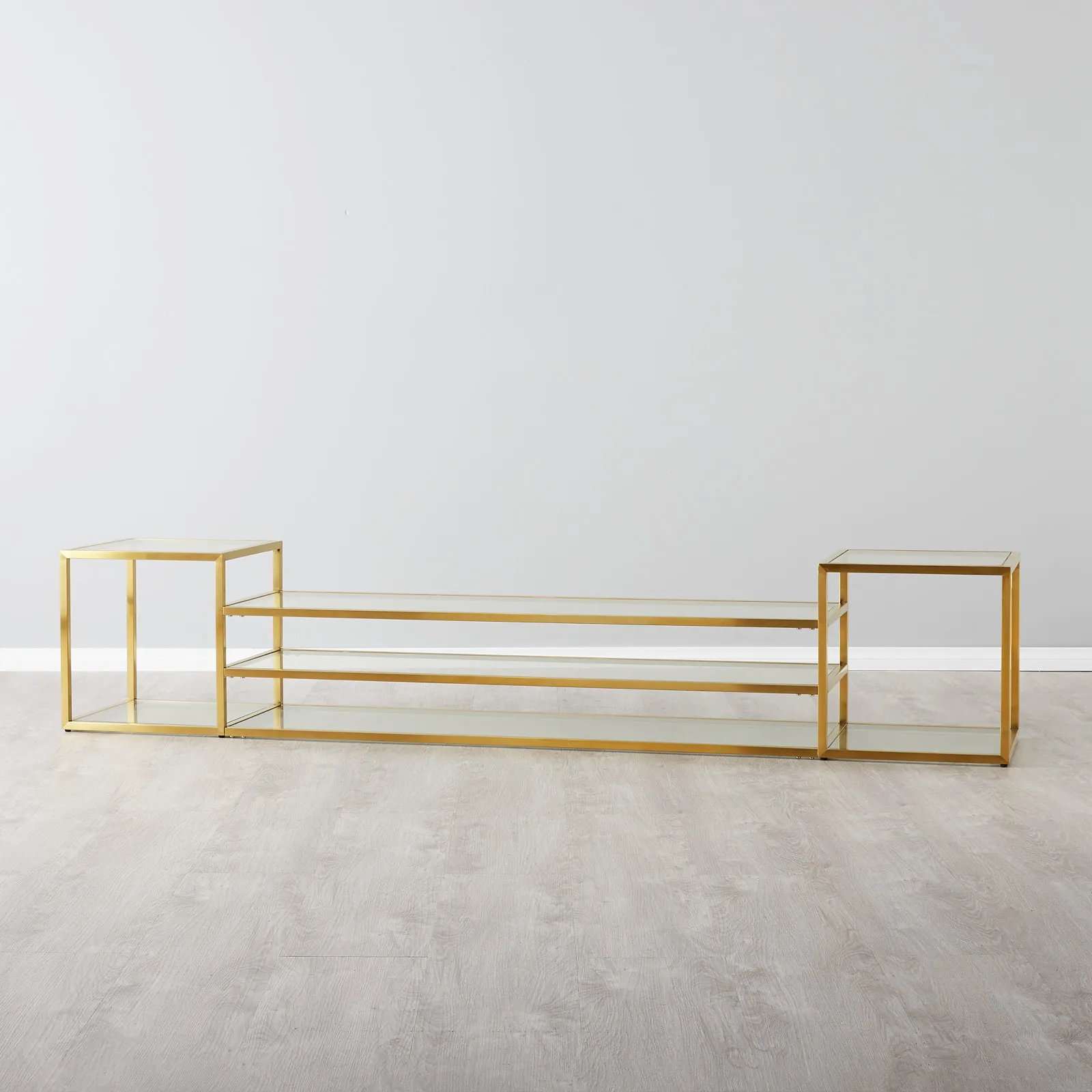 Tinsley Brushed Gold Stainless Steel Entertainment Unit